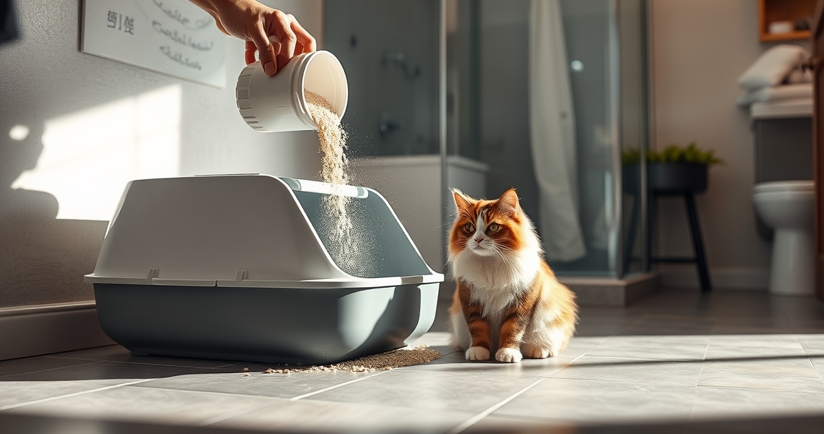 Arm & Hammer Forever Fresh Litter in action