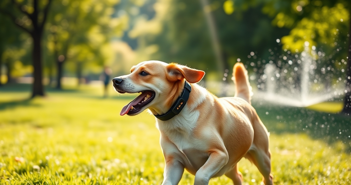 Bark Collar in action