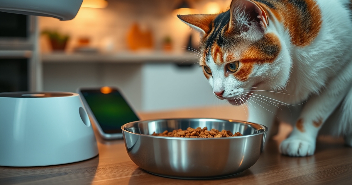 Cat Feeder in action