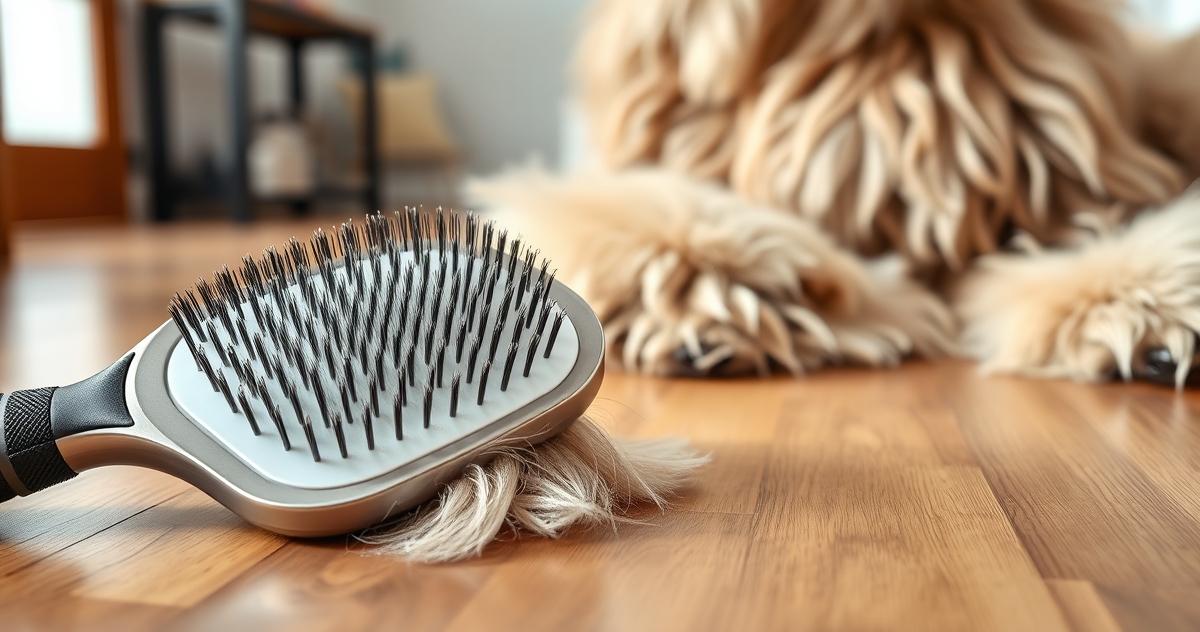 FURminator Deshedding Tool in action