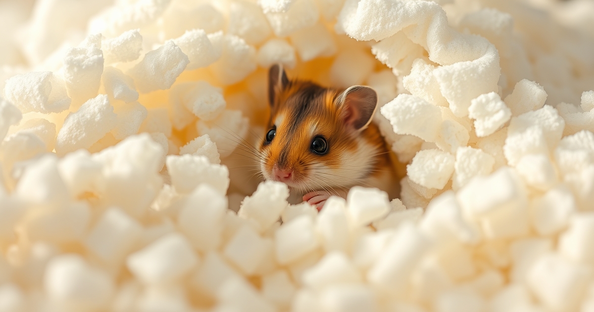 Kaytee Clean and Cozy Bedding in action