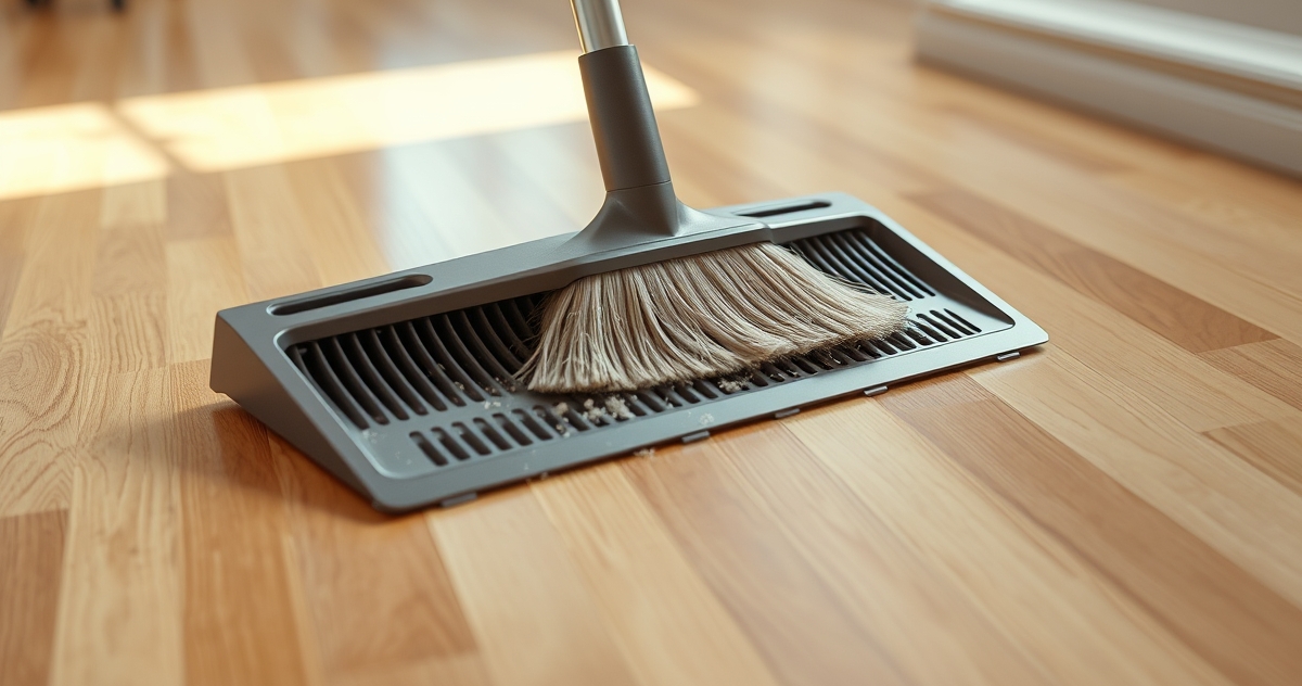 O-Cedar Pet Pro Broom in action