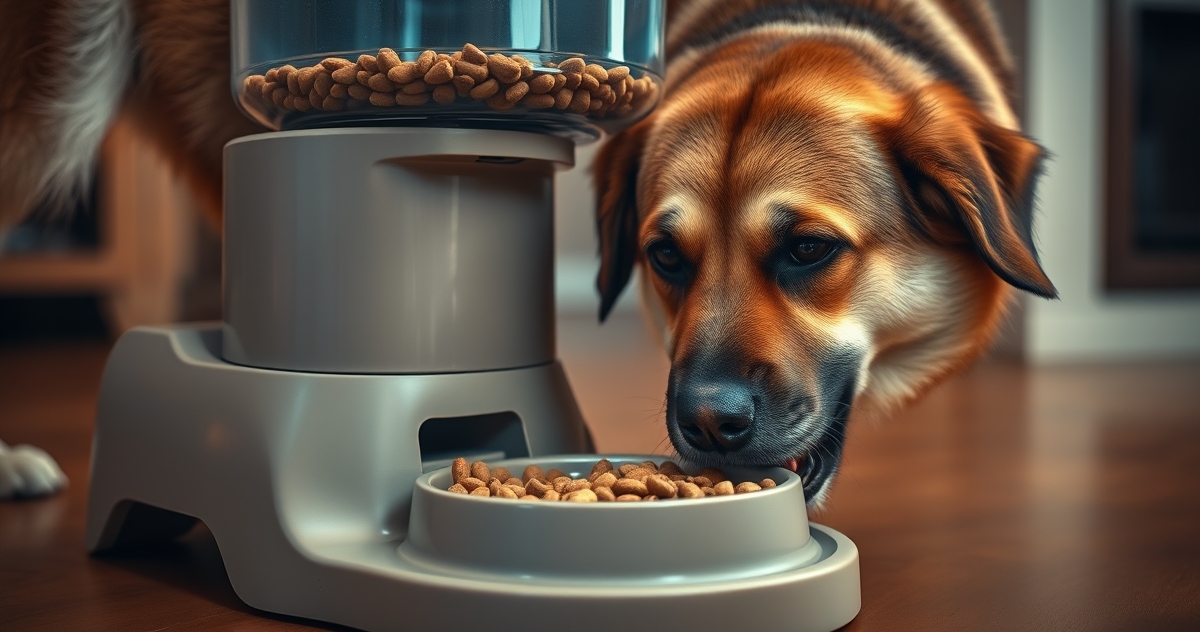 Petmate Pet Cafe Feeder in action