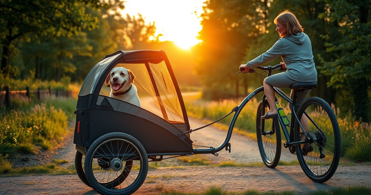 Retrospec Dog Bike Trailer product view