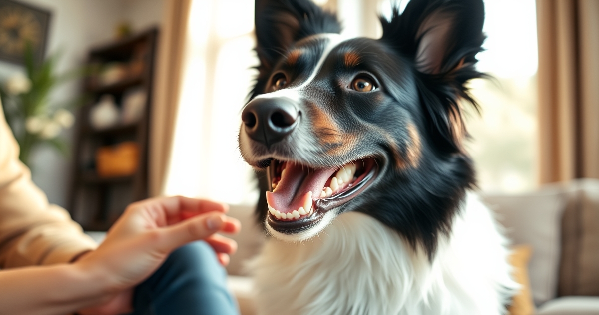 Vet's Best Dog Toothpaste in action