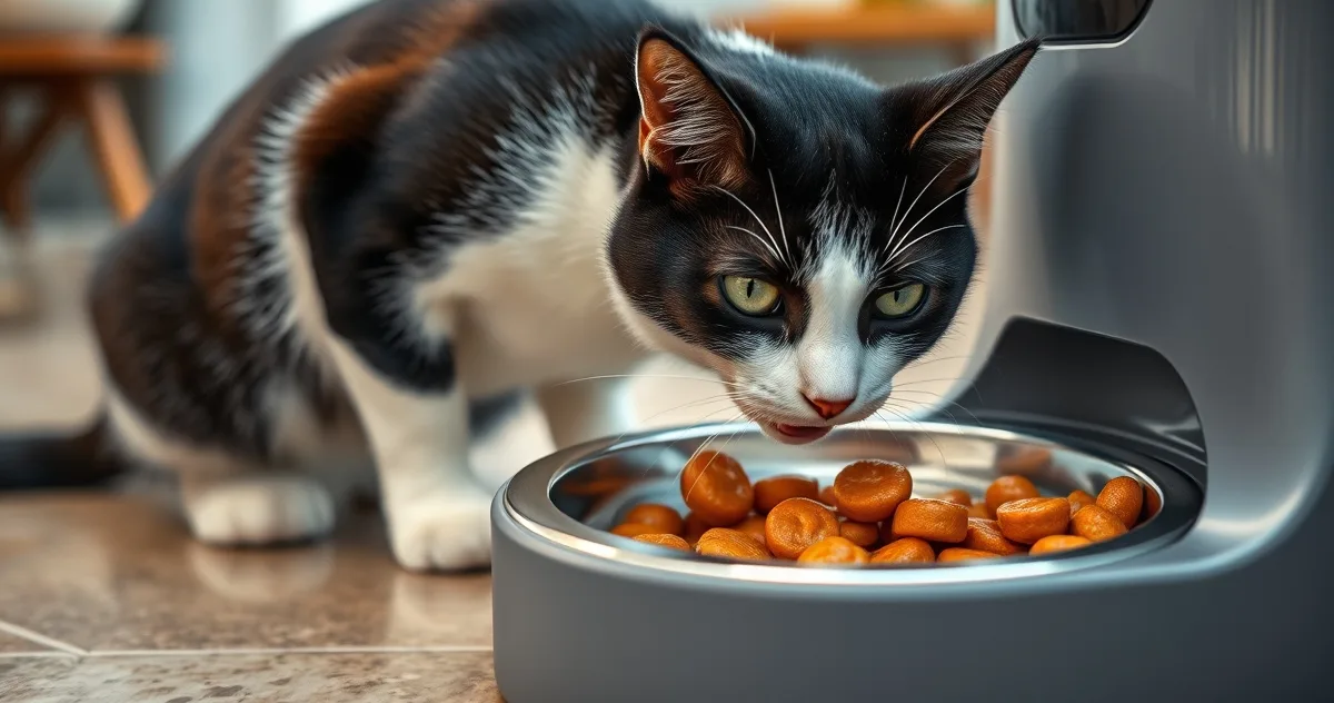 Cat Feeder: 3 Proven Steps To The Best Wet Food Solution 2 cat feeder in action