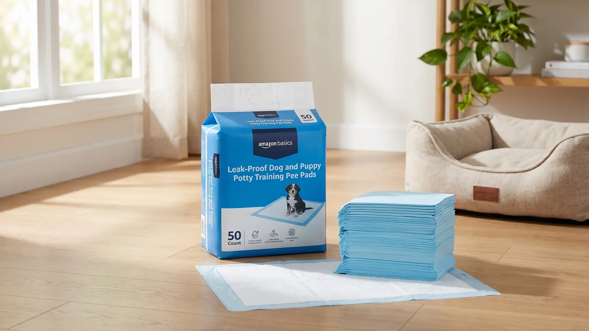 Amazon Basics Pee Pads product view