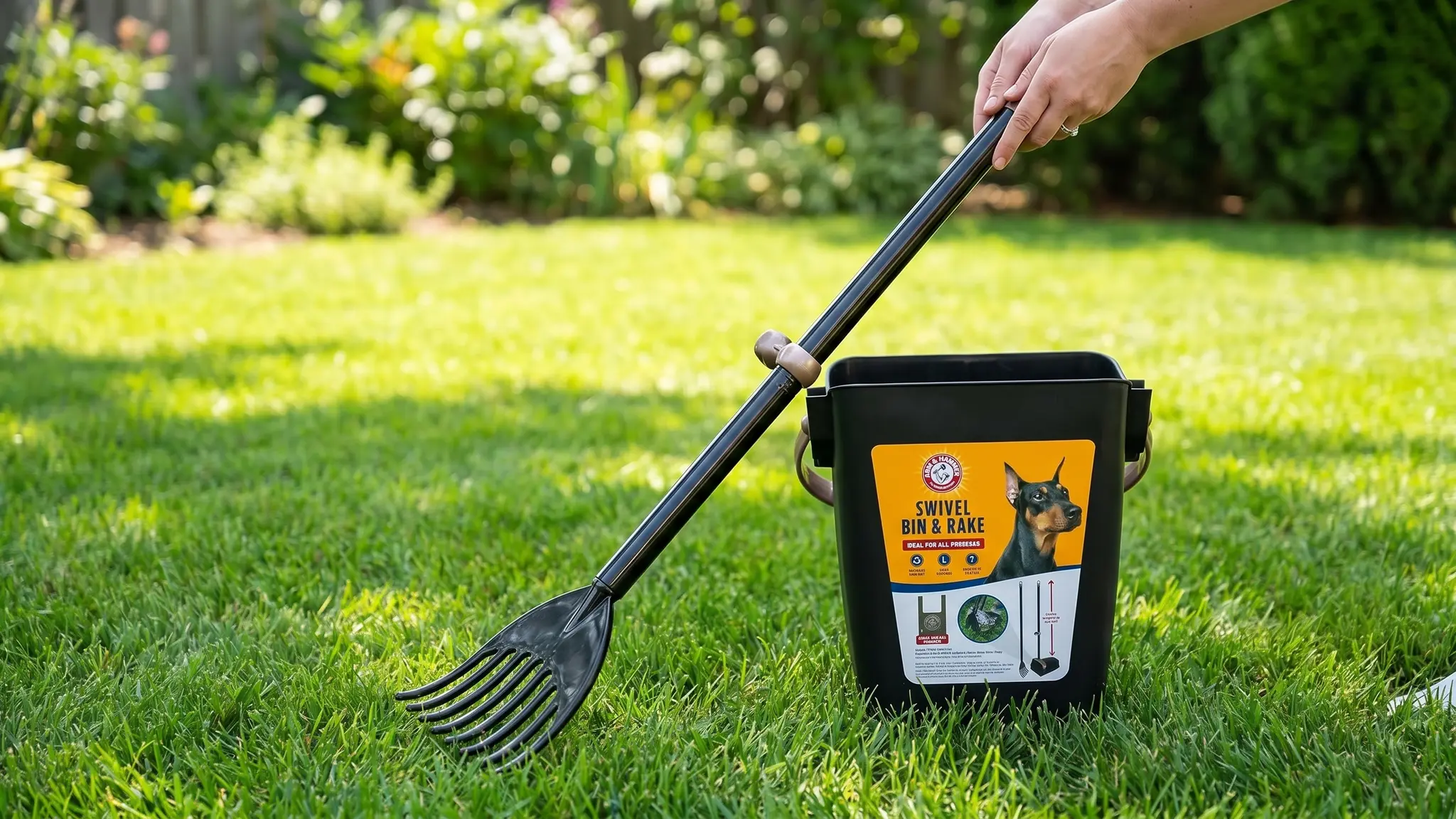 Arm & Hammer Pooper Scooper in action