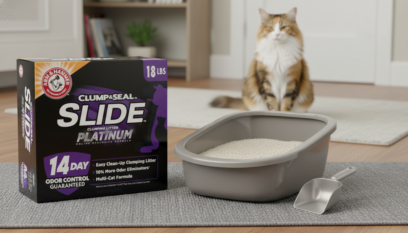 Arm & Hammer Slide Litter in action