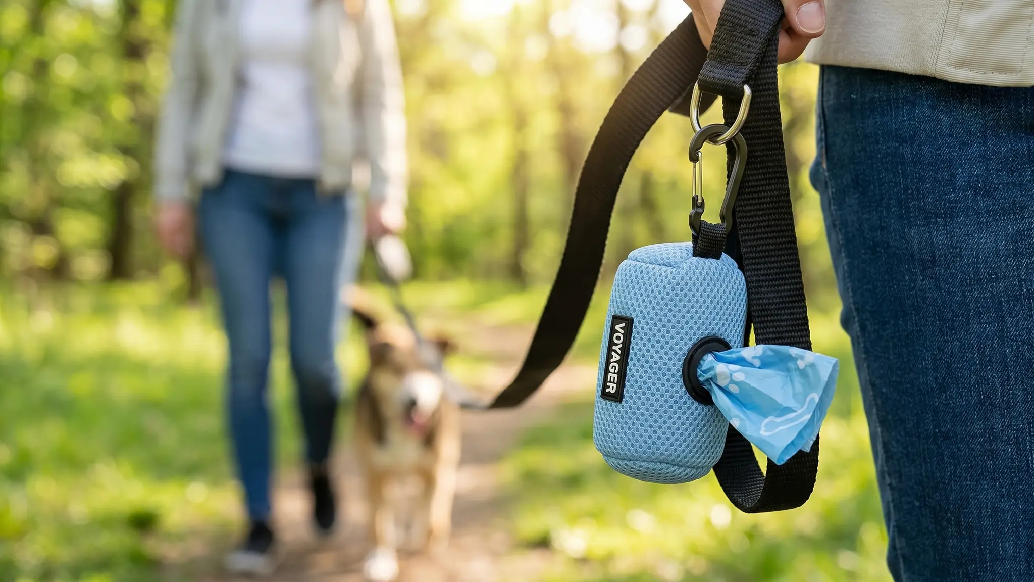 Best Pet Supplies Bag Holder in action