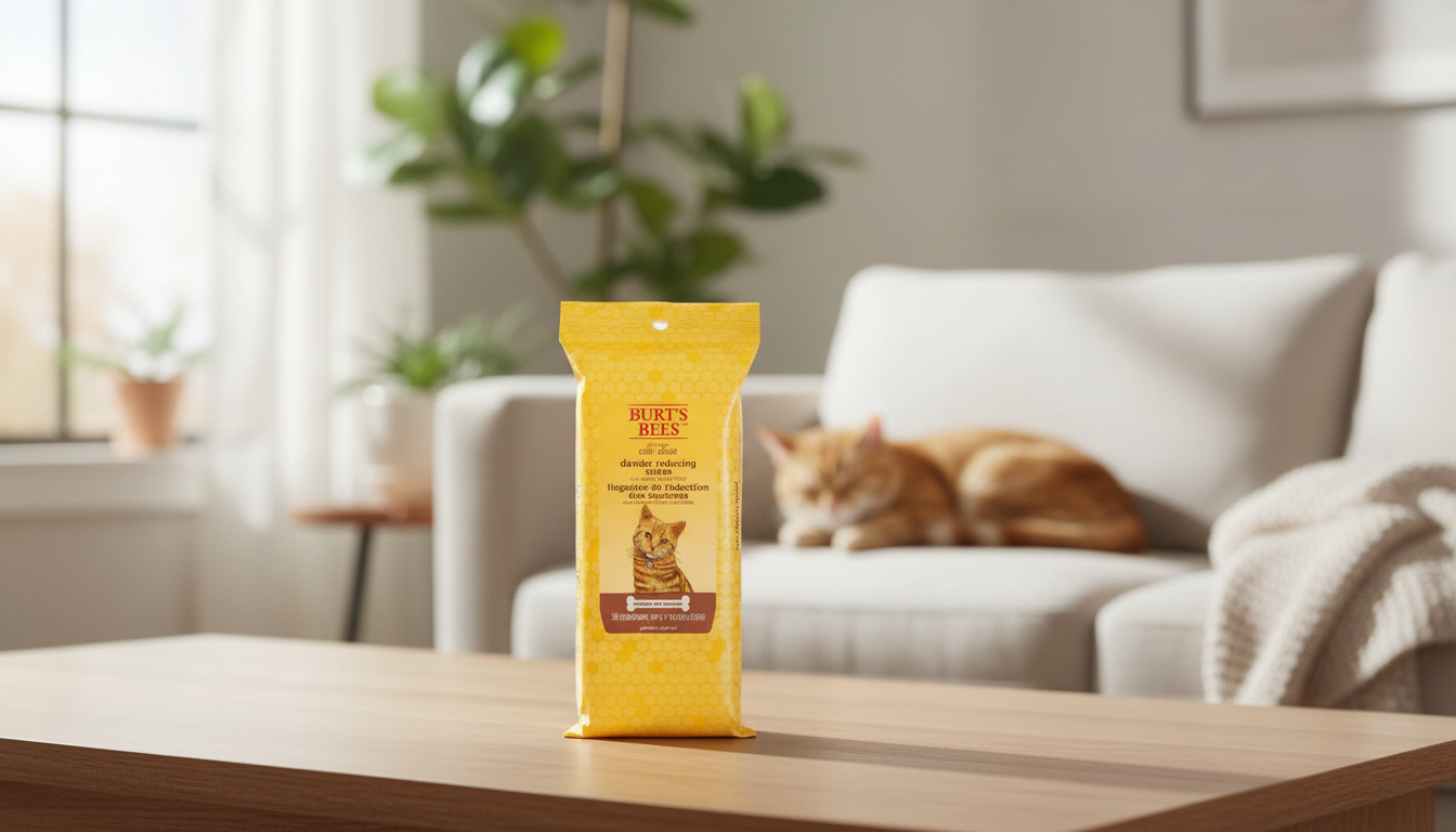 Burts Bees Cat Dander Wipes product view