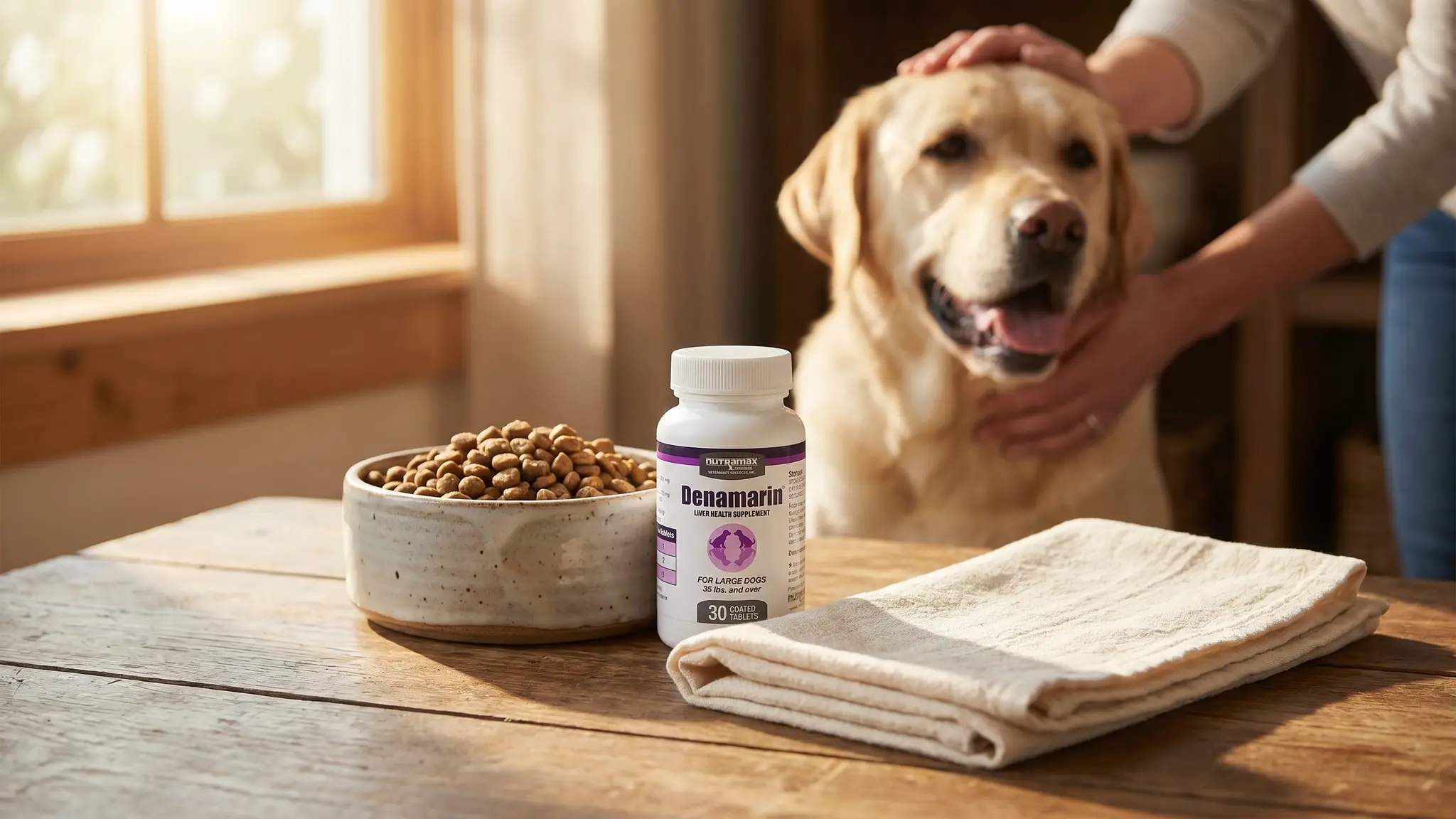 Denamarin for Large Dogs in action