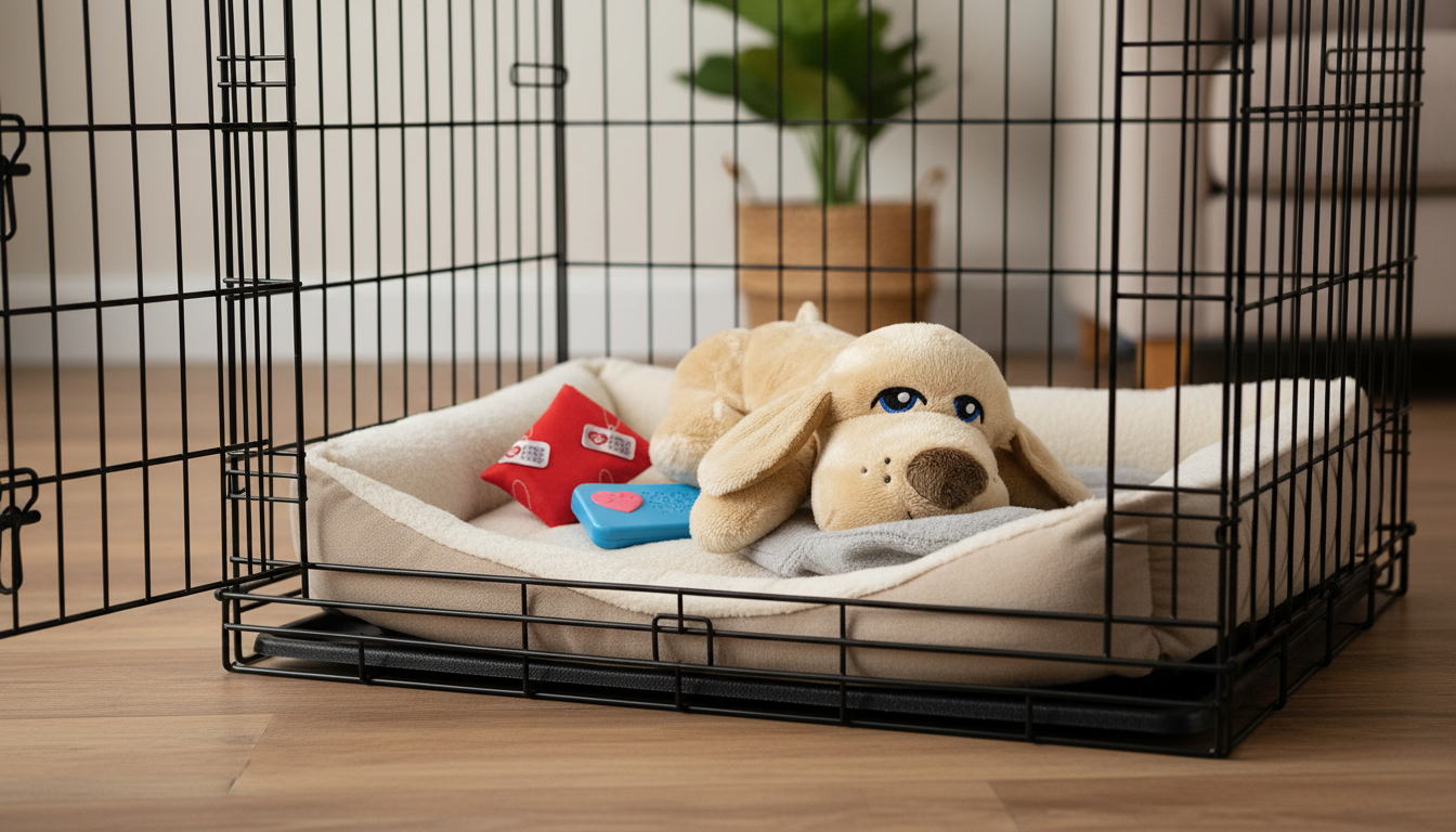HuggiePup Heartbeat Toy in action