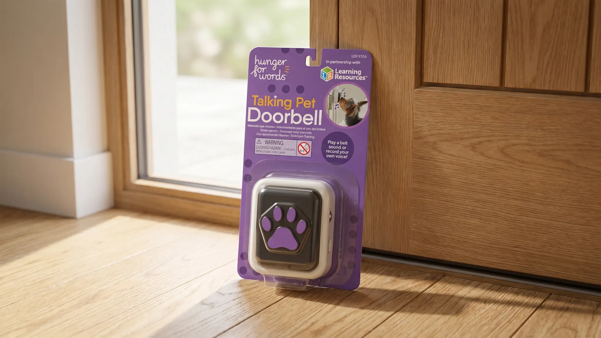 Hunger For Words Pet Doorbell product view