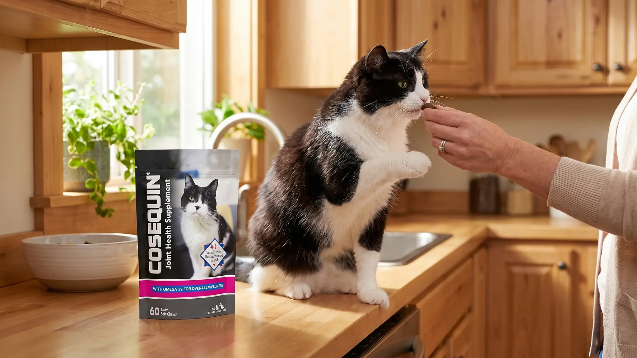 Nutramax Cosequin for Cats in action