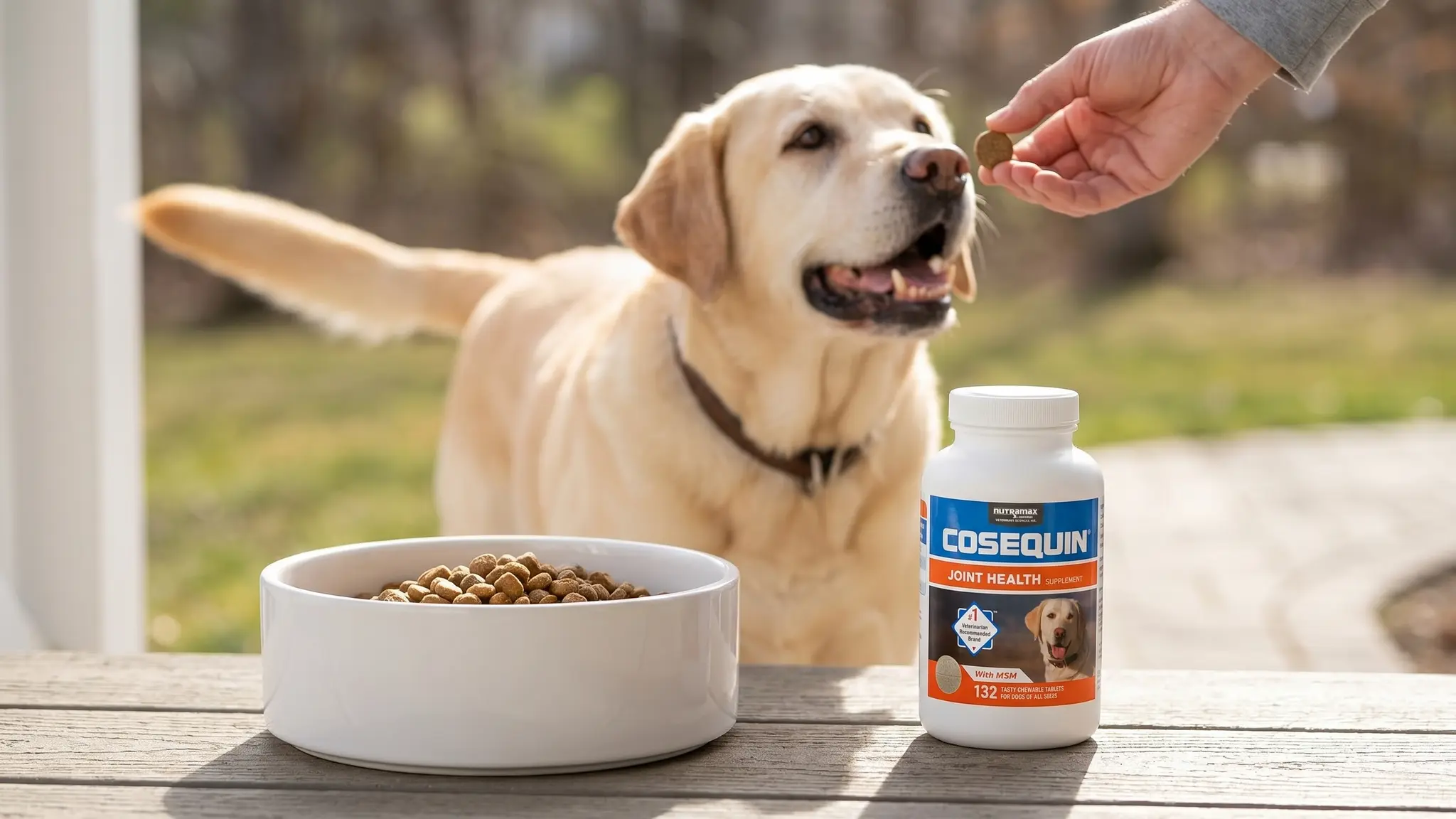 Nutramax Cosequin for Dogs in action