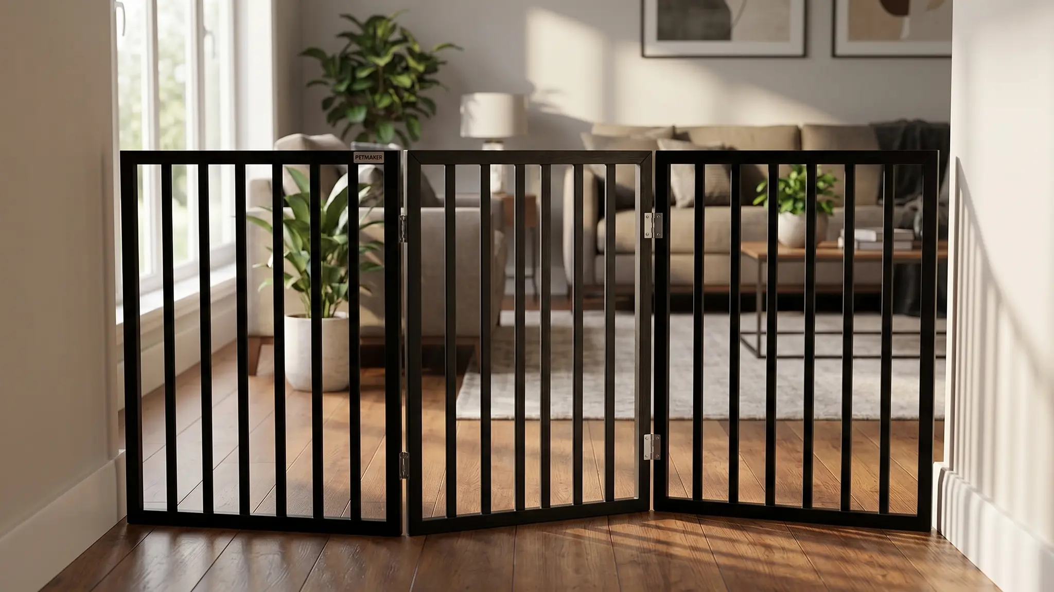PETMAKER Freestanding Dog Gate product view