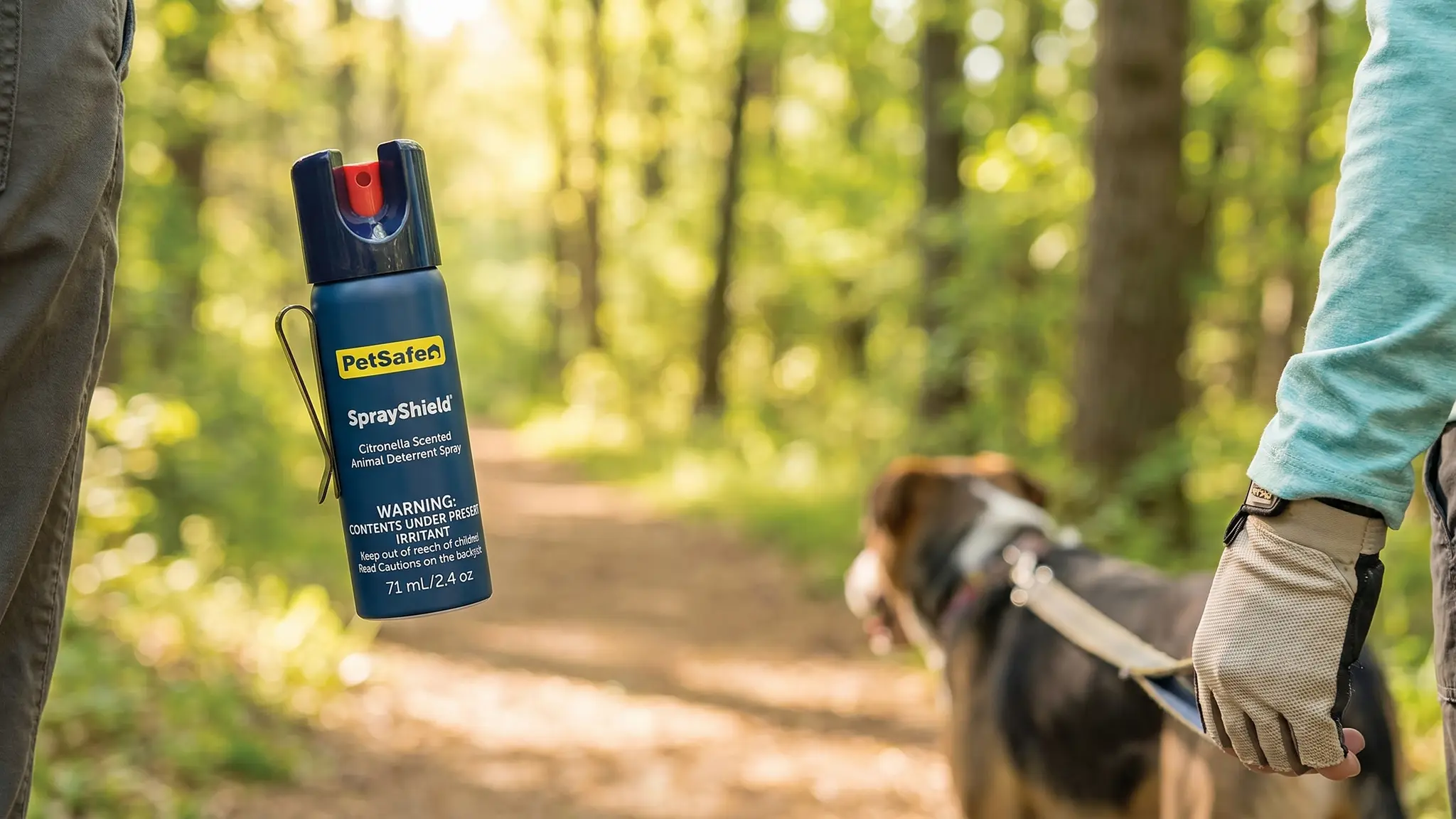 PetSafe SprayShield Deterrent in action