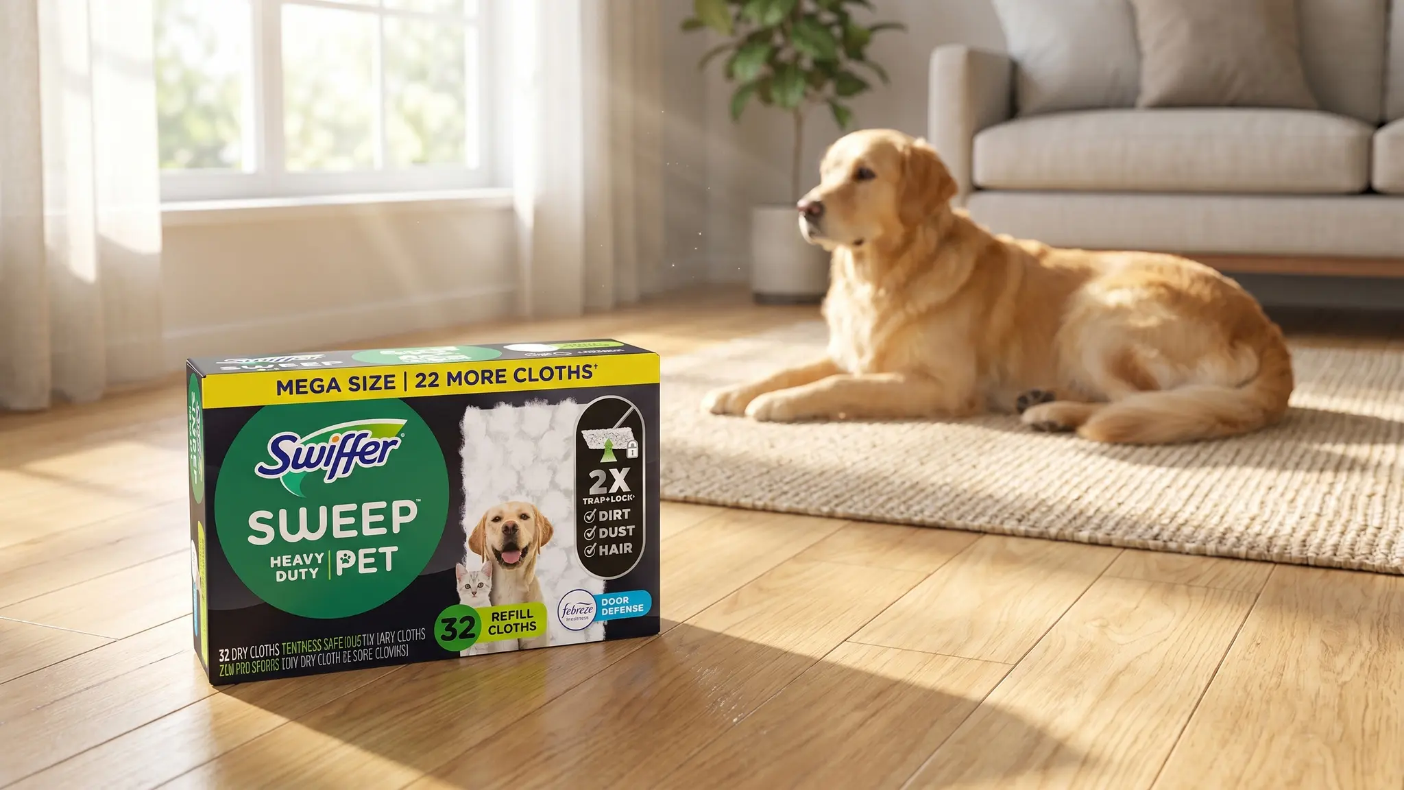 Swiffer Pet Dry Cloths product view
