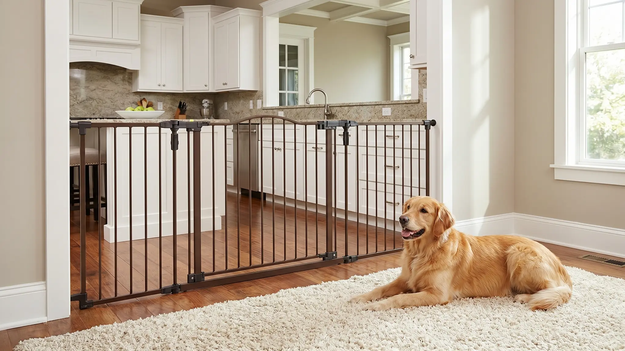 Toddleroo Deluxe Decor Gate in action