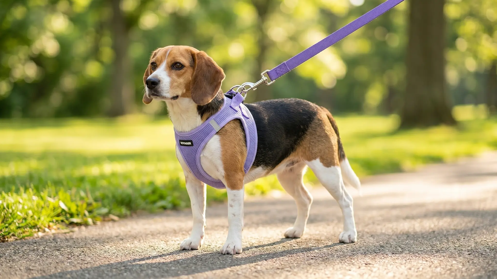 Voyager Step-in Air Harness in action
