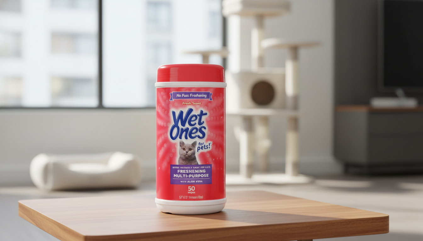 Wet Ones Cat Wipes product view