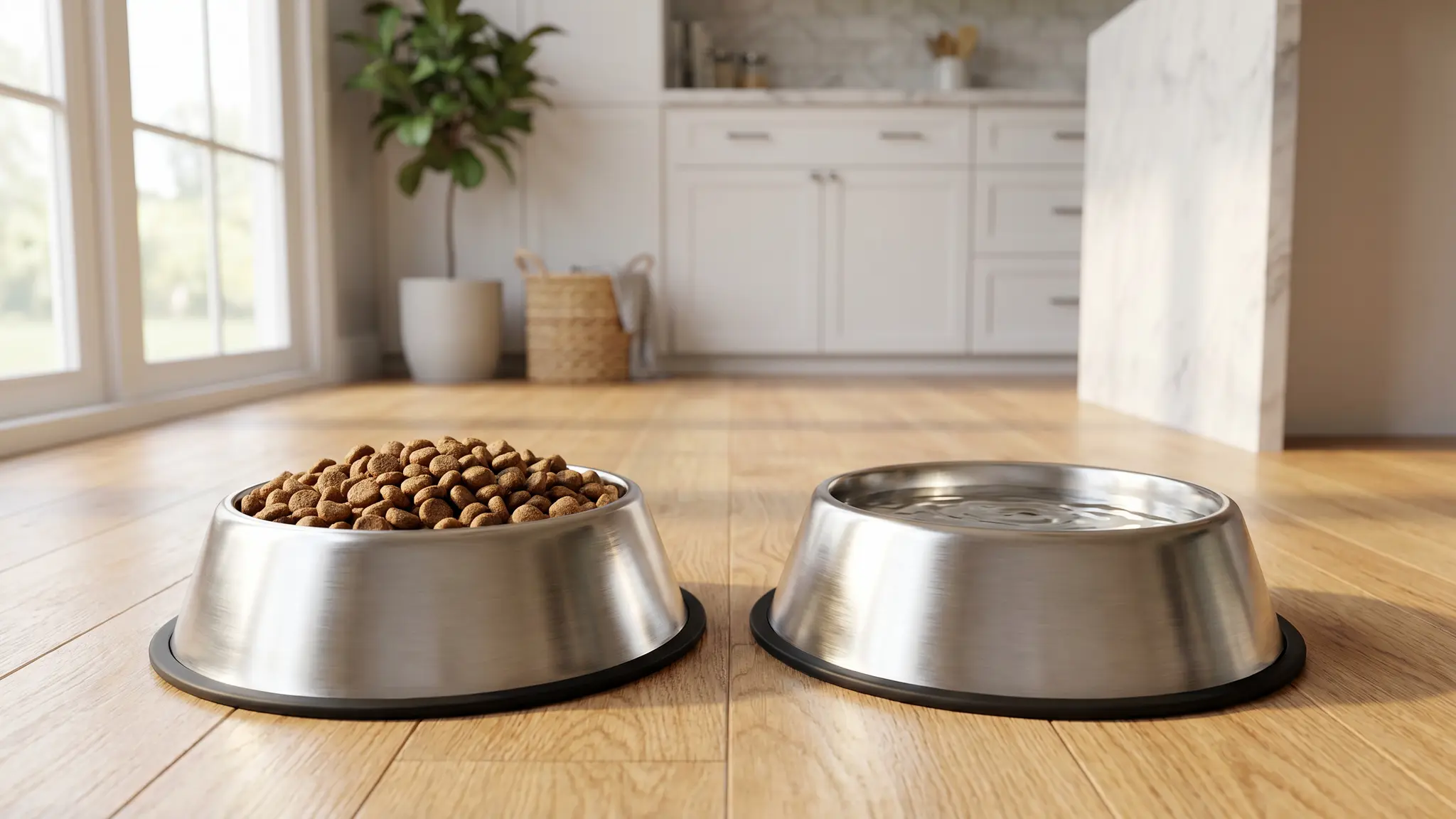 Amazon Basics Dog Bowls product view