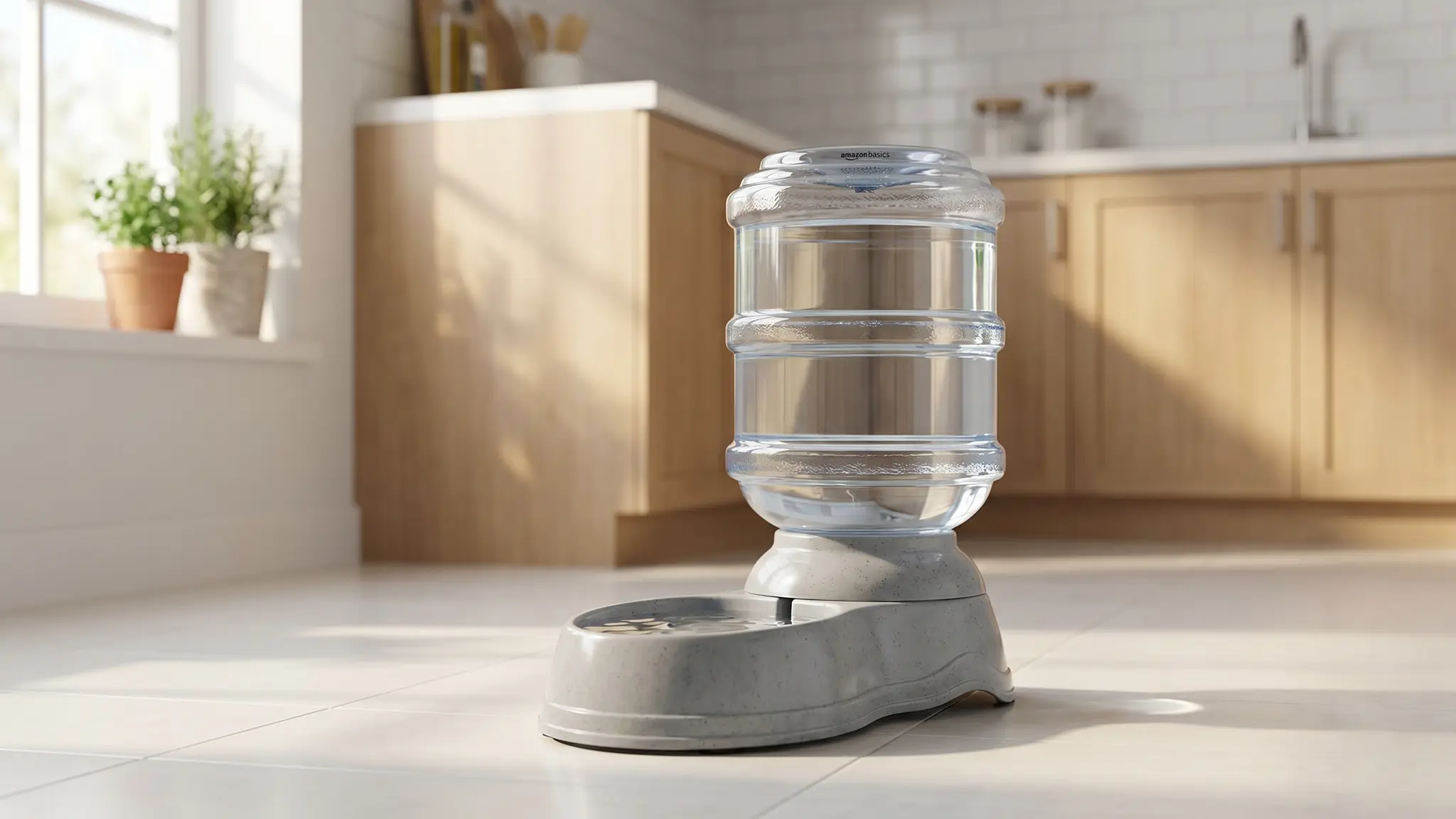 Amazon Basics Pet Water Dispenser product view