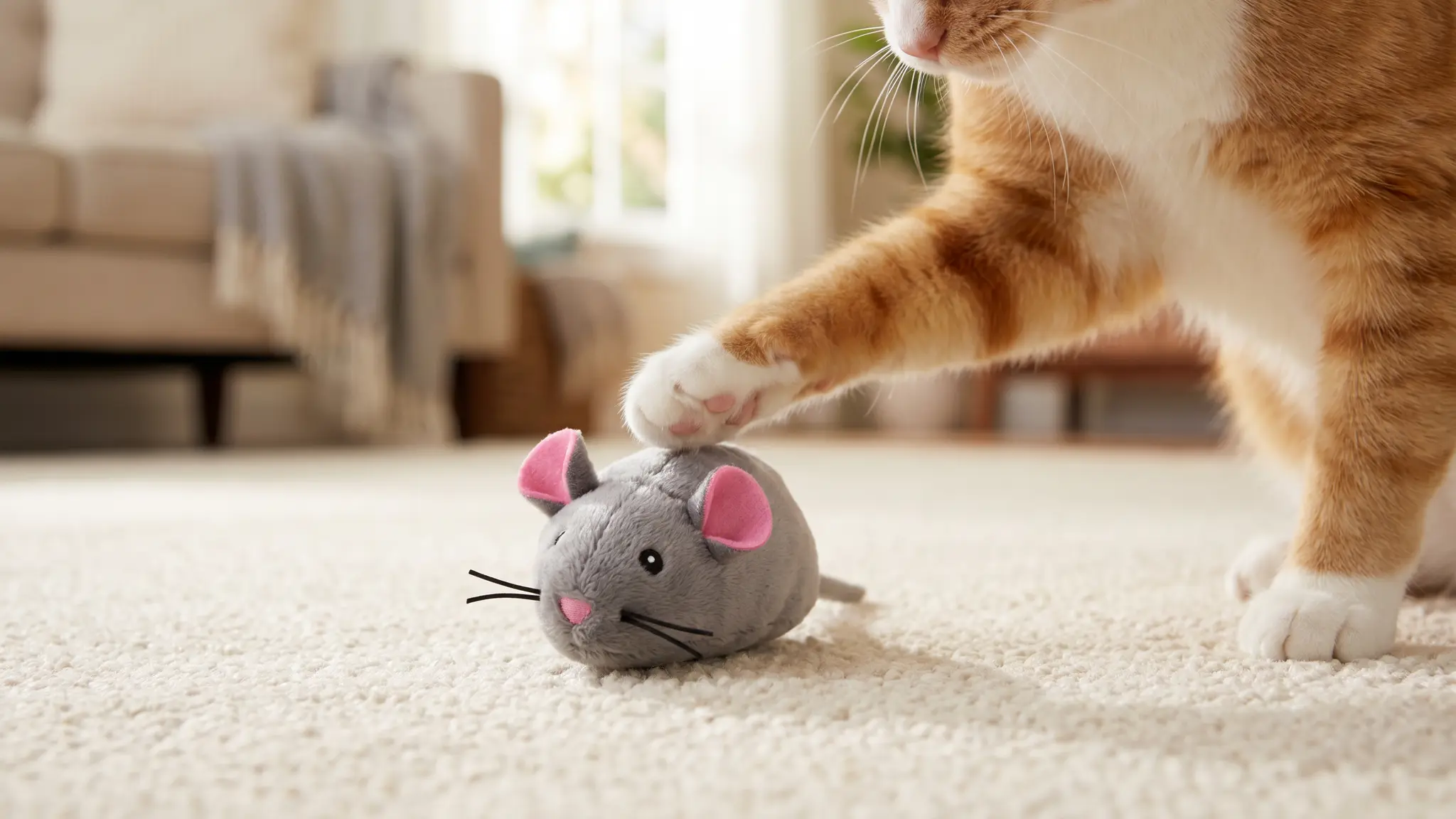 Catstages Squeak Squeak Mouse Review 2026: Is It Worth It? 2 Catstages Squeak Squeak Mouse in action