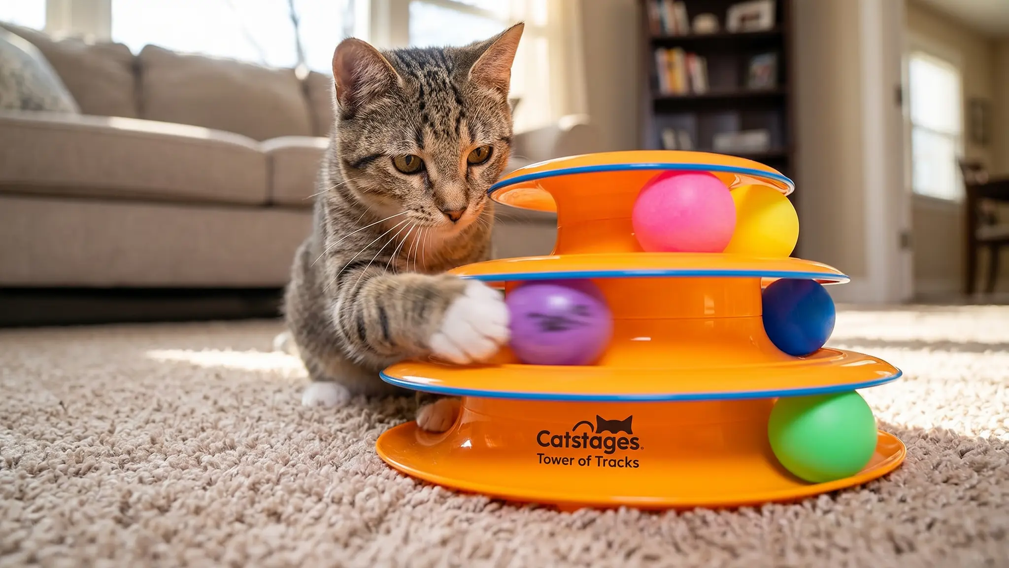 Catstages Tower of Tracks in action