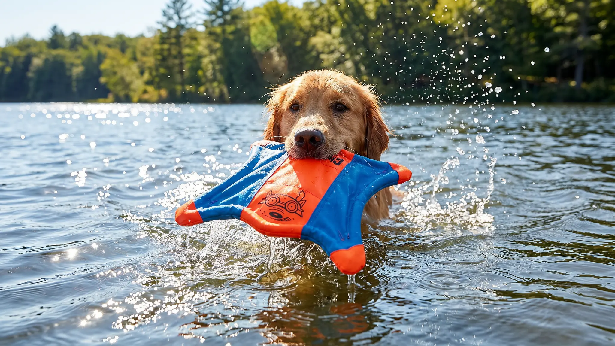 Chuckit Flying Squirrel Review 2026: Dog Toy Verdict 2 Chuckit Flying Squirrel in action
