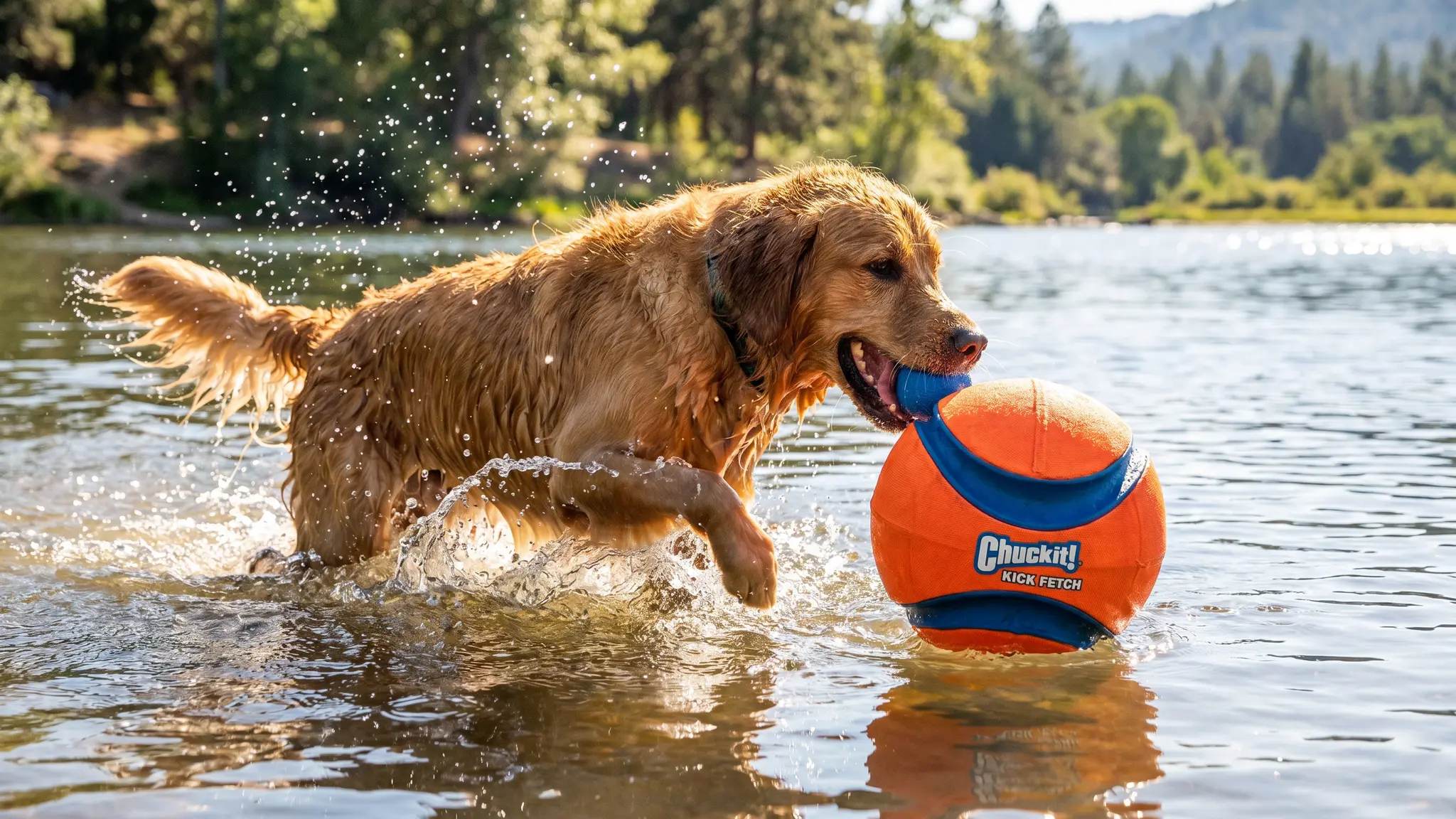 Chuckit Kick Fetch Ball Review 2026: Is It Worth It? 2 Chuckit Kick Fetch Ball in action