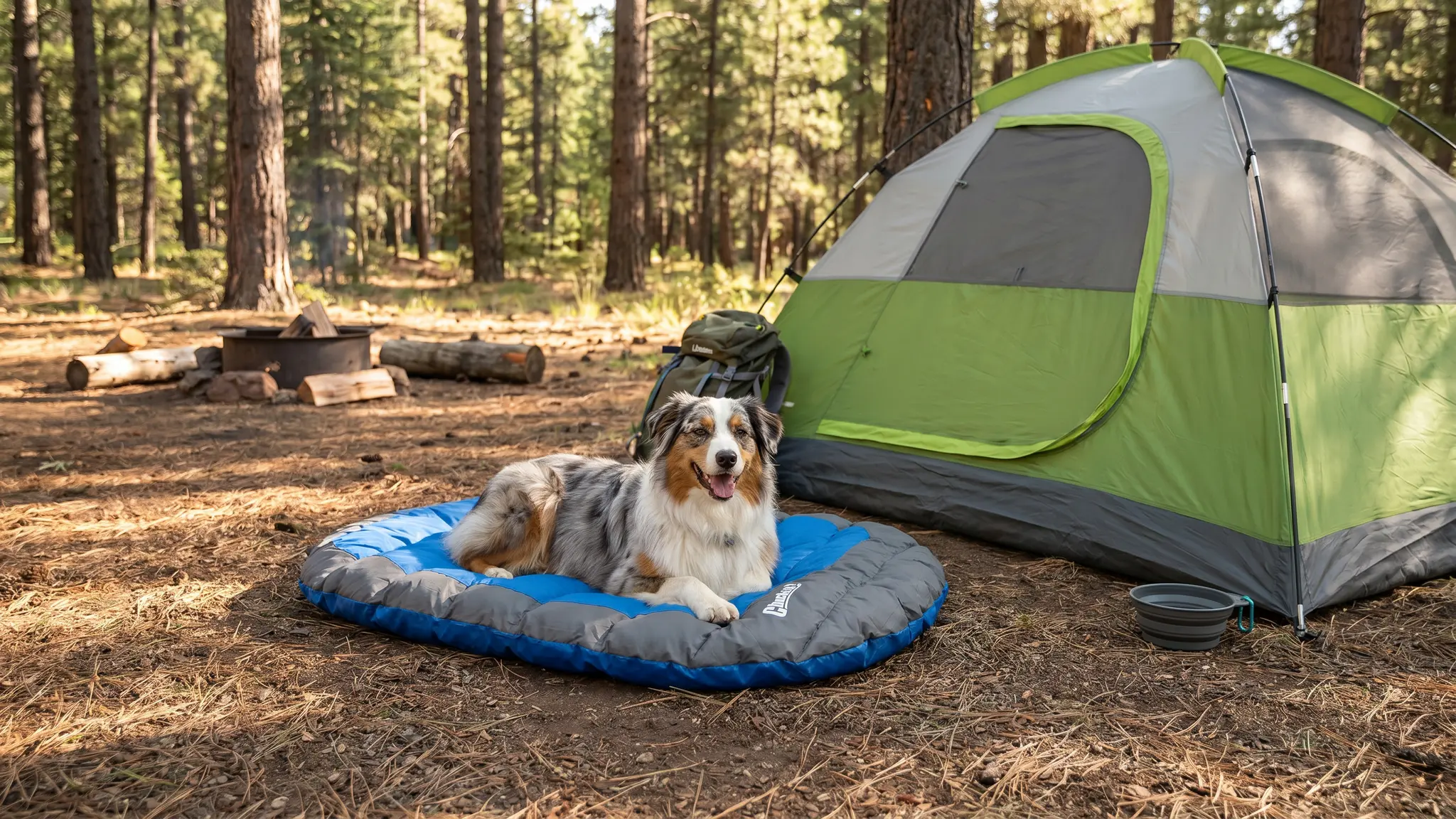 Chuckit Travel Dog Bed in action