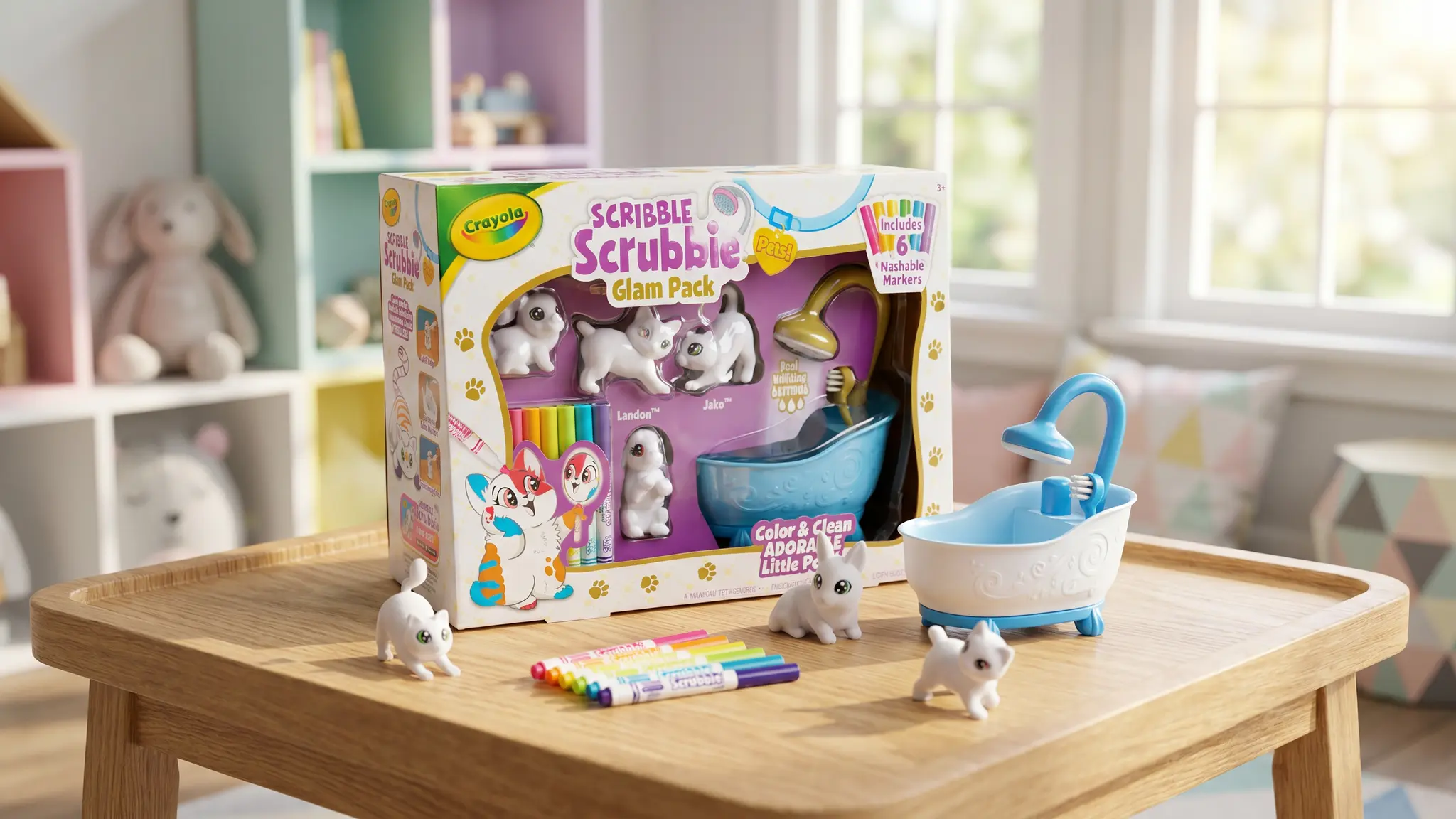 Crayola Scribble Scrubbies Glam Pack Review 2026: Toy Verdict 1 Crayola Scribble Scrubbies Glam Pack product view