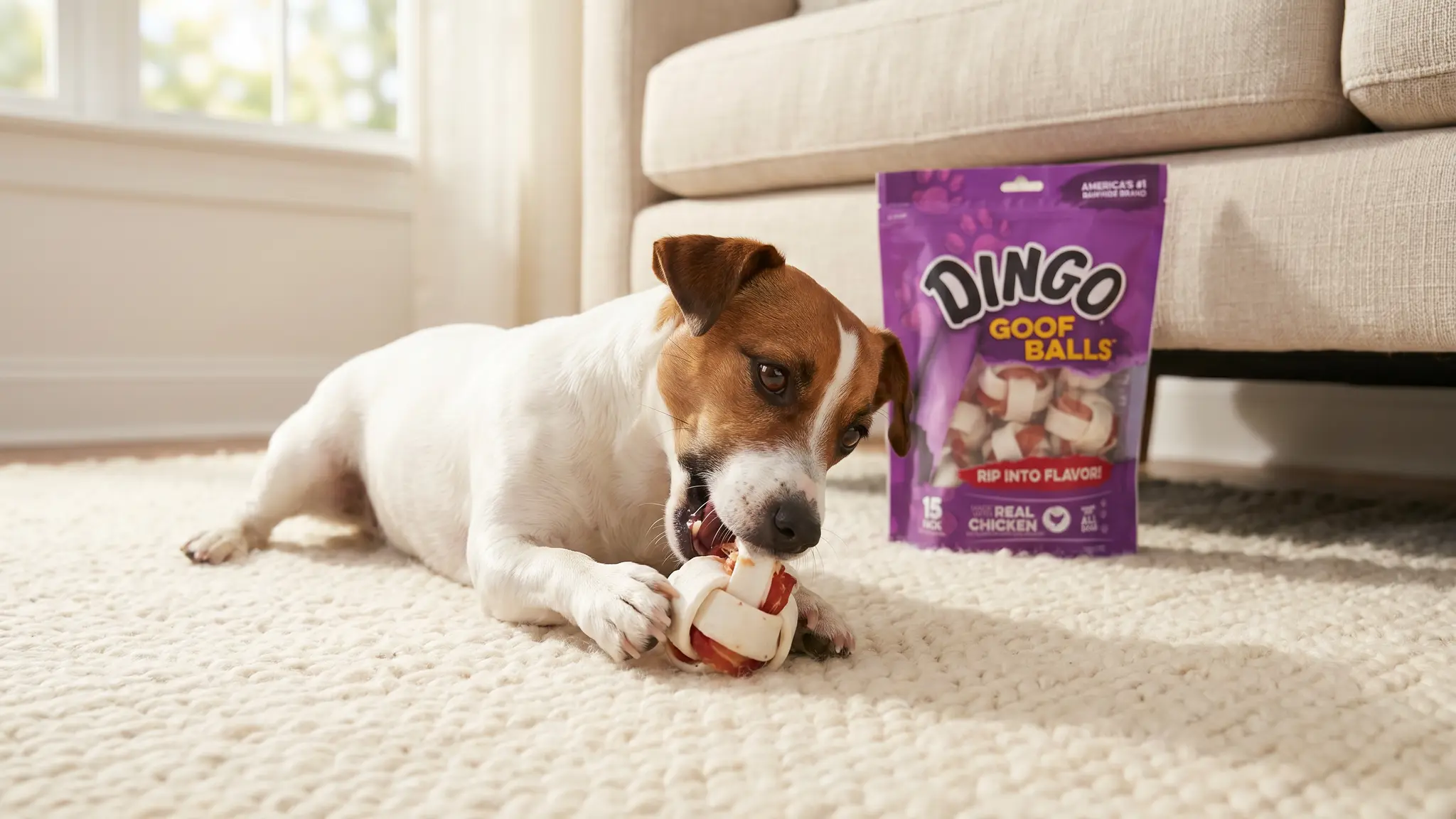 Dingo Goof Balls in action