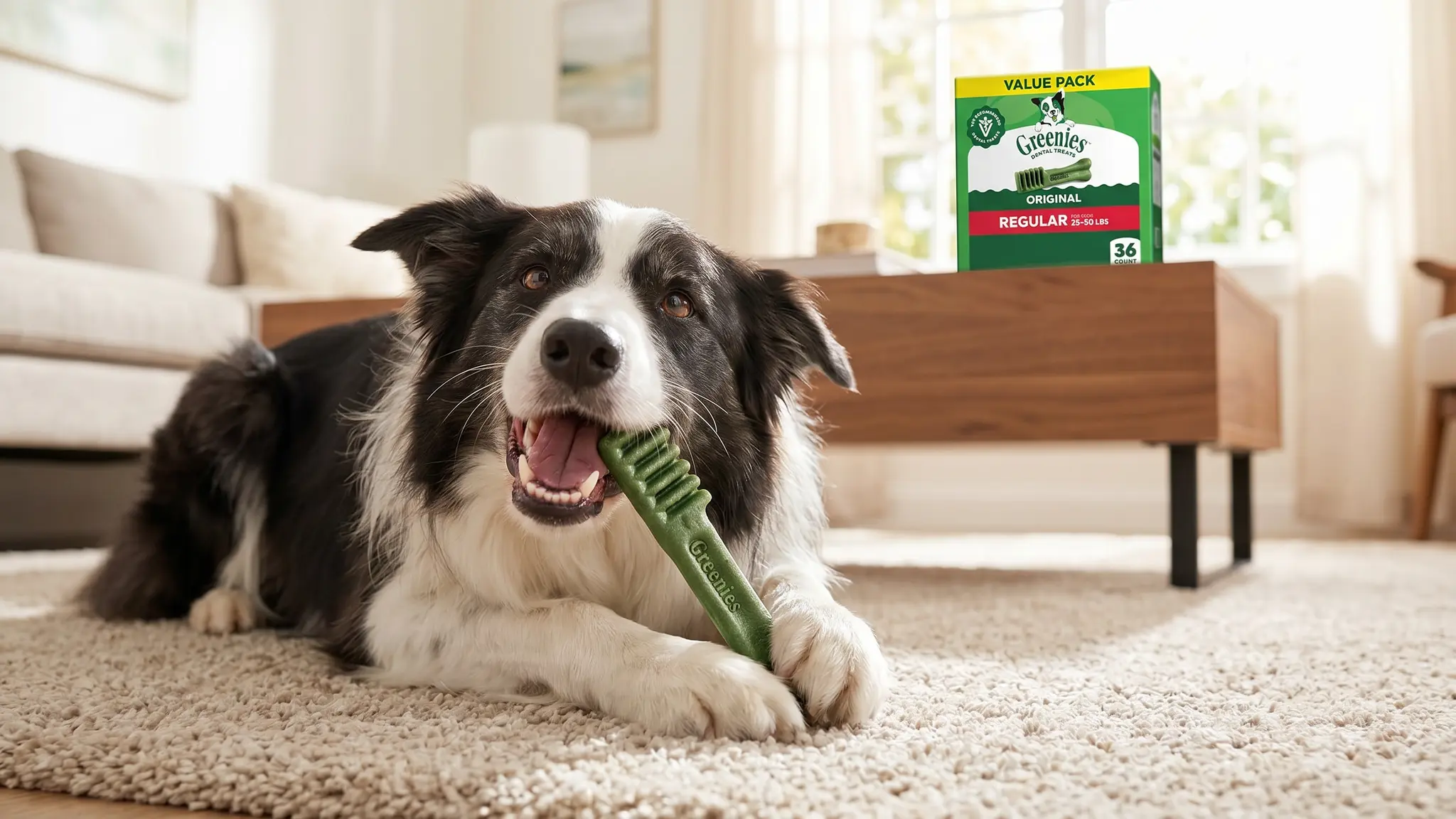 Greenies Dental Chews Review 2026: Are They Worth It? 2 Greenies Dental Chews in action