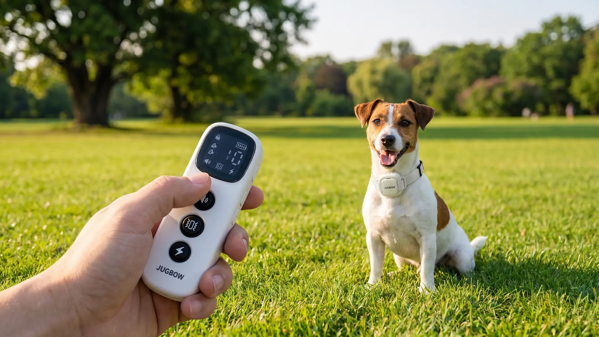 Jugbow Shock Collar Review 2026: Is It Safe for Small Dogs? 2 Jugbow Shock Collar in action