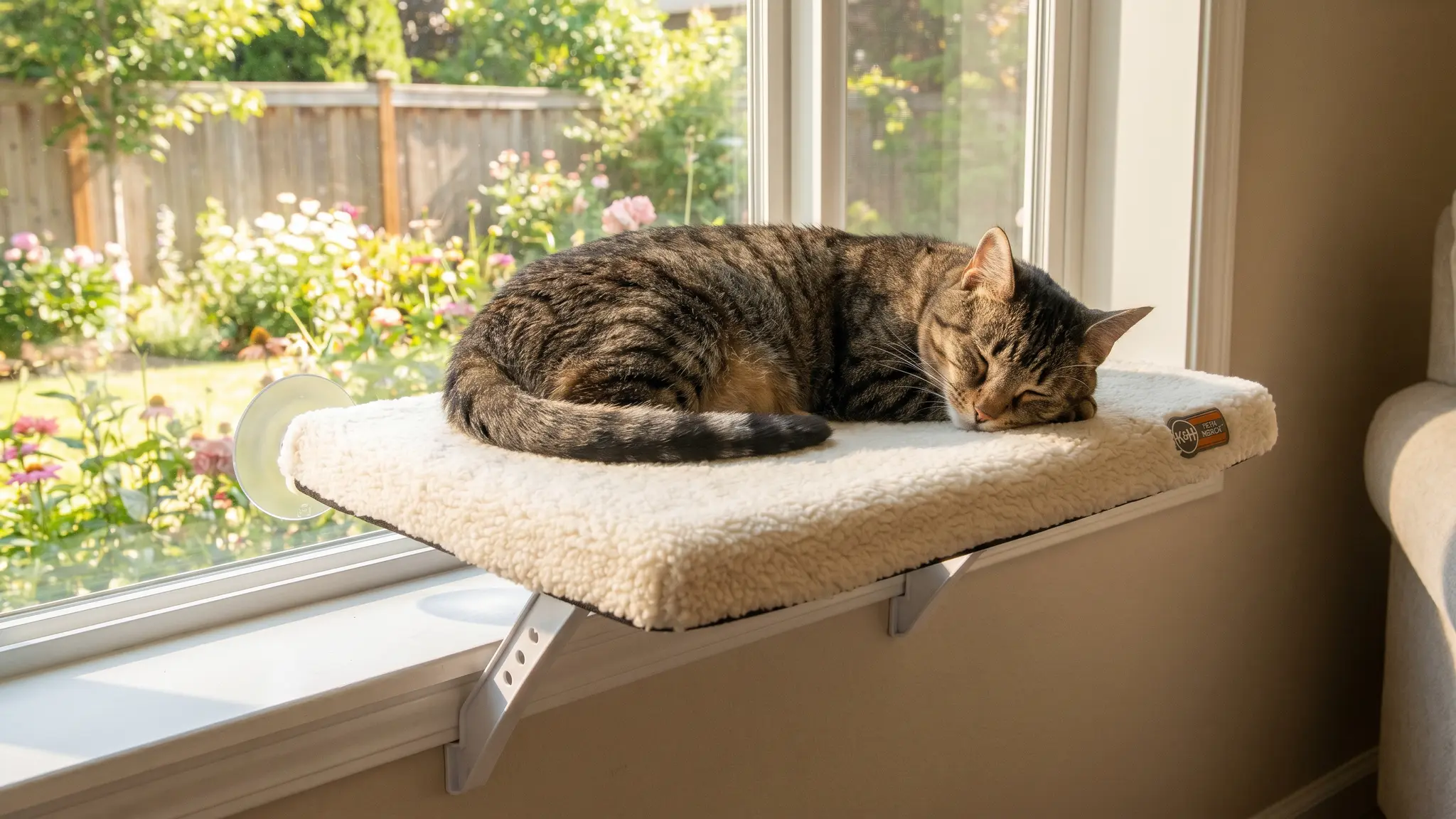 K&H Cat Window Perch in action