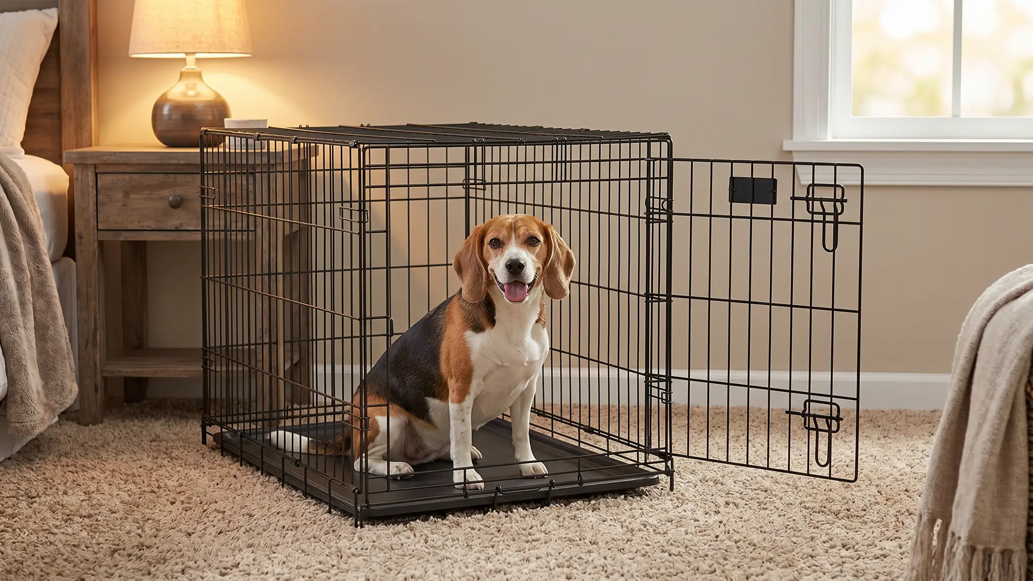 MidWest iCrate Dog Crate Review 2026: Is It Worth It? 2 MidWest iCrate Dog Crate in action