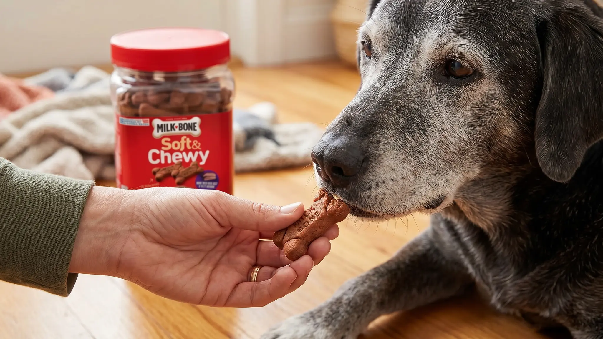 Milk-Bone Soft & Chewy in action