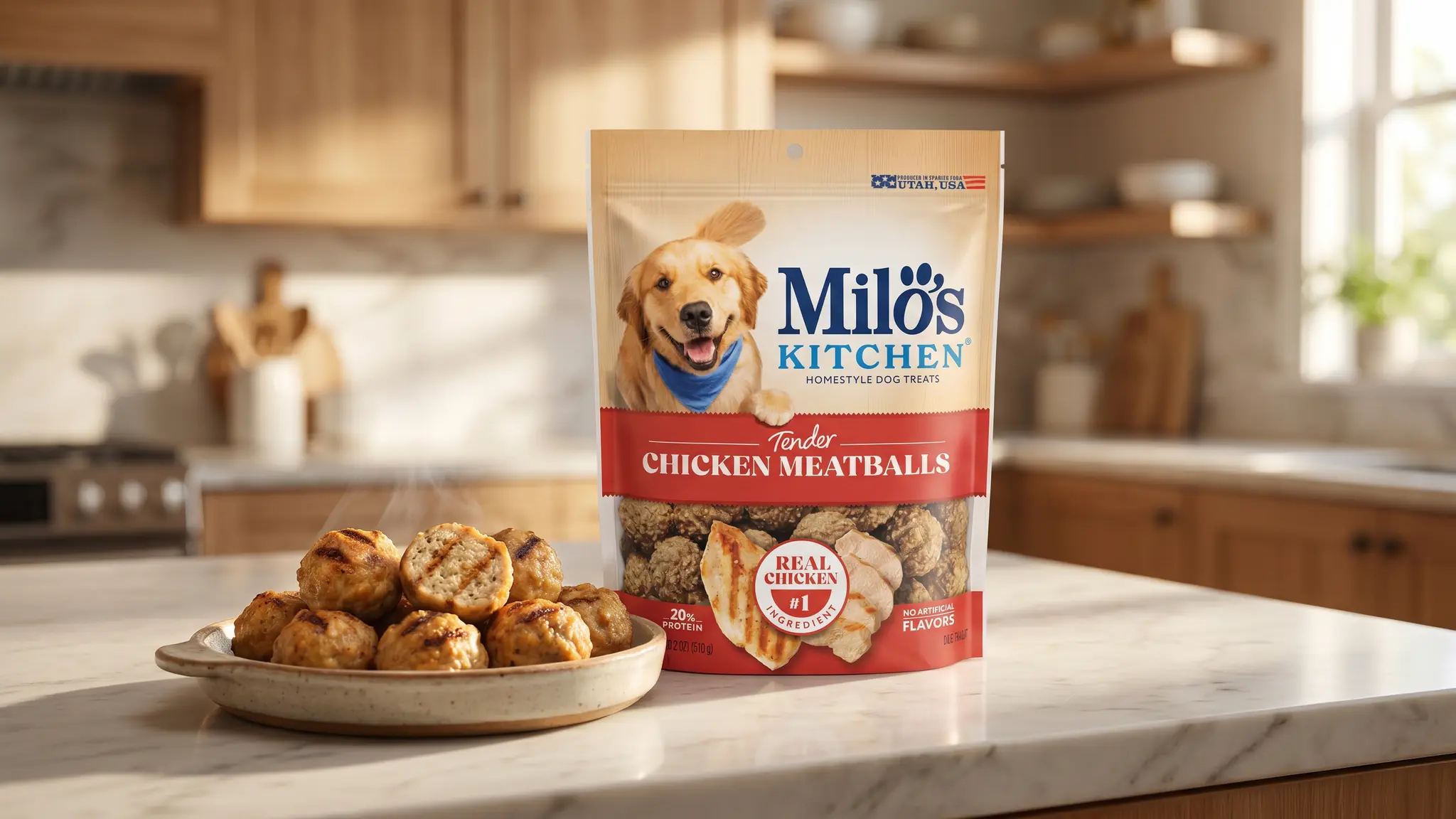 Milo's Kitchen Chicken Meatballs Review 2026: Worth Buying? 1 Milo's Kitchen Chicken Meatballs product view