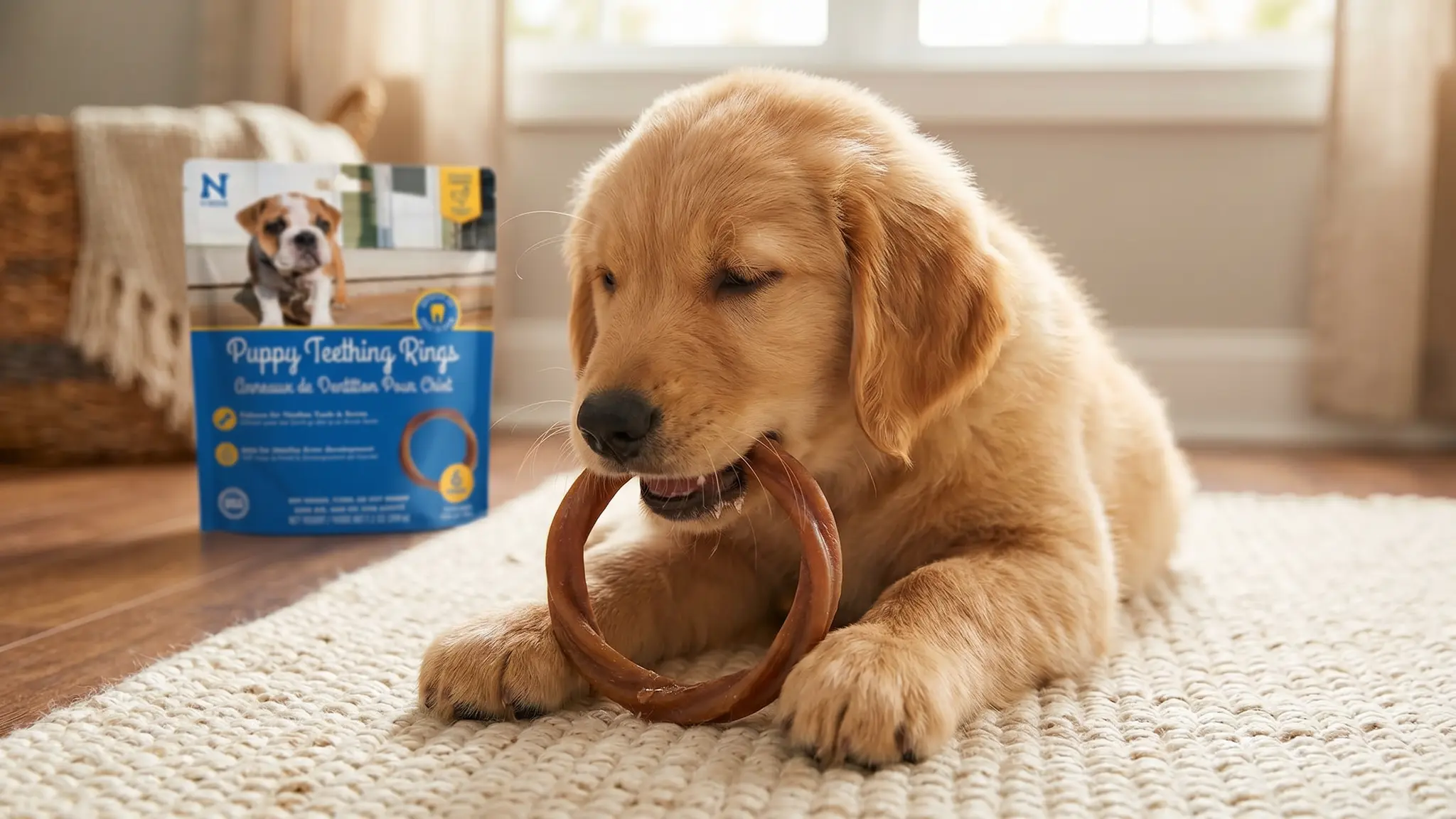 N-Bone Puppy Teething Ring Review 2026: Is It Worth It? 2 N-Bone Puppy Teething Ring in action