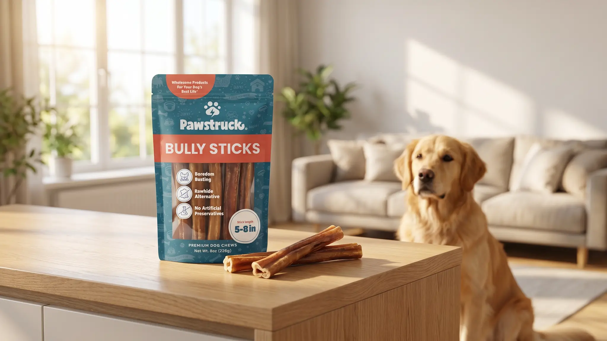 Pawstruck Bully Sticks Review 2026: Safe for Dogs? 1 Pawstruck Bully Sticks product view