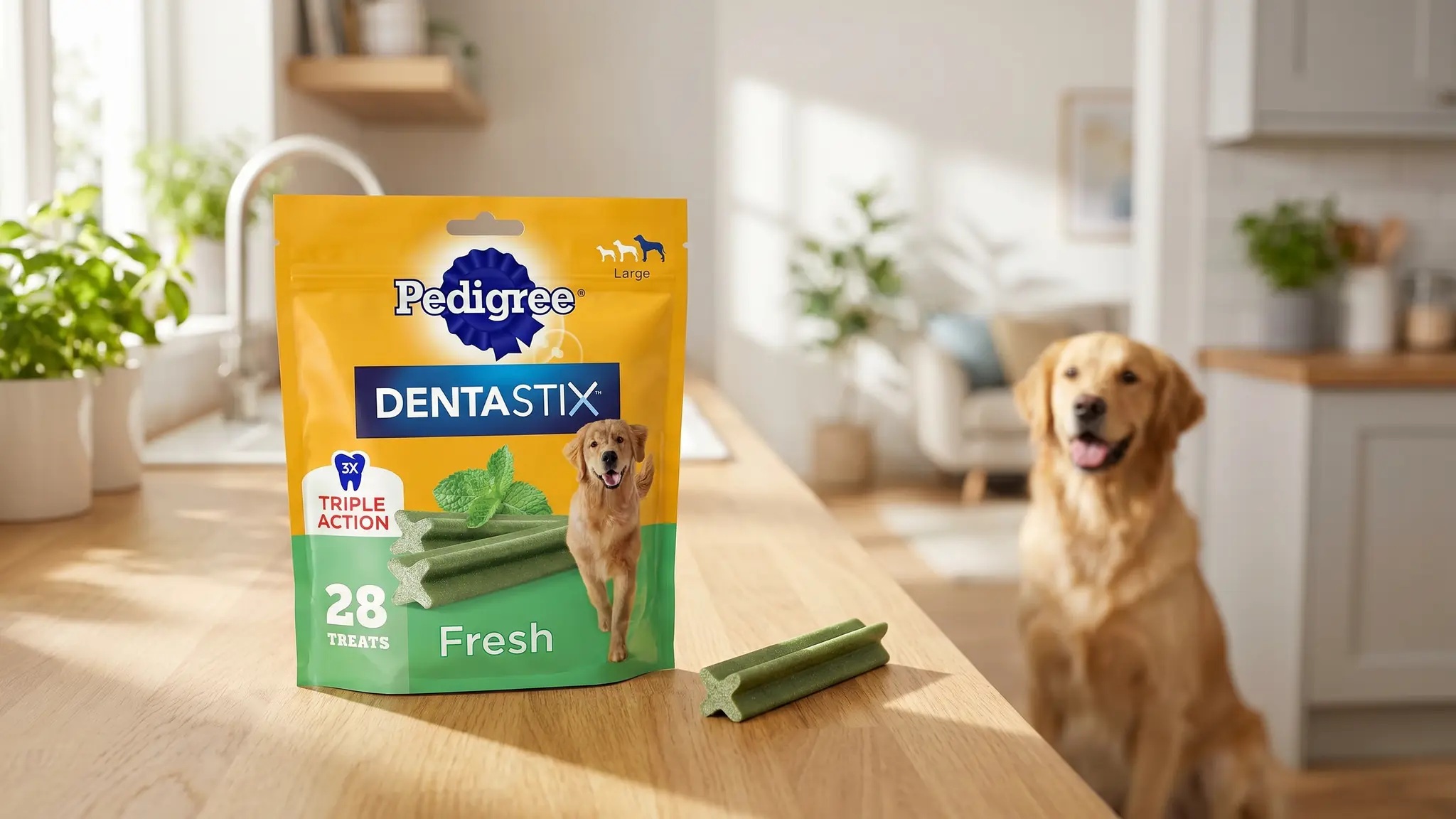 Pedigree Dentastix Large Breed Review 2026: Worth Buying? 1 Pedigree Dentastix Large Breed product view