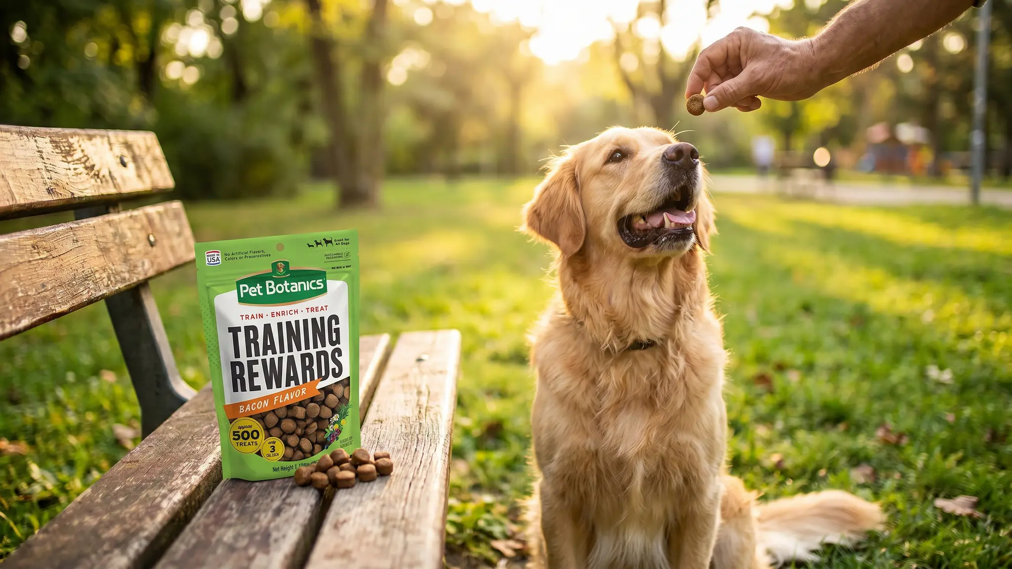 Pet Botanics Training Rewards in action