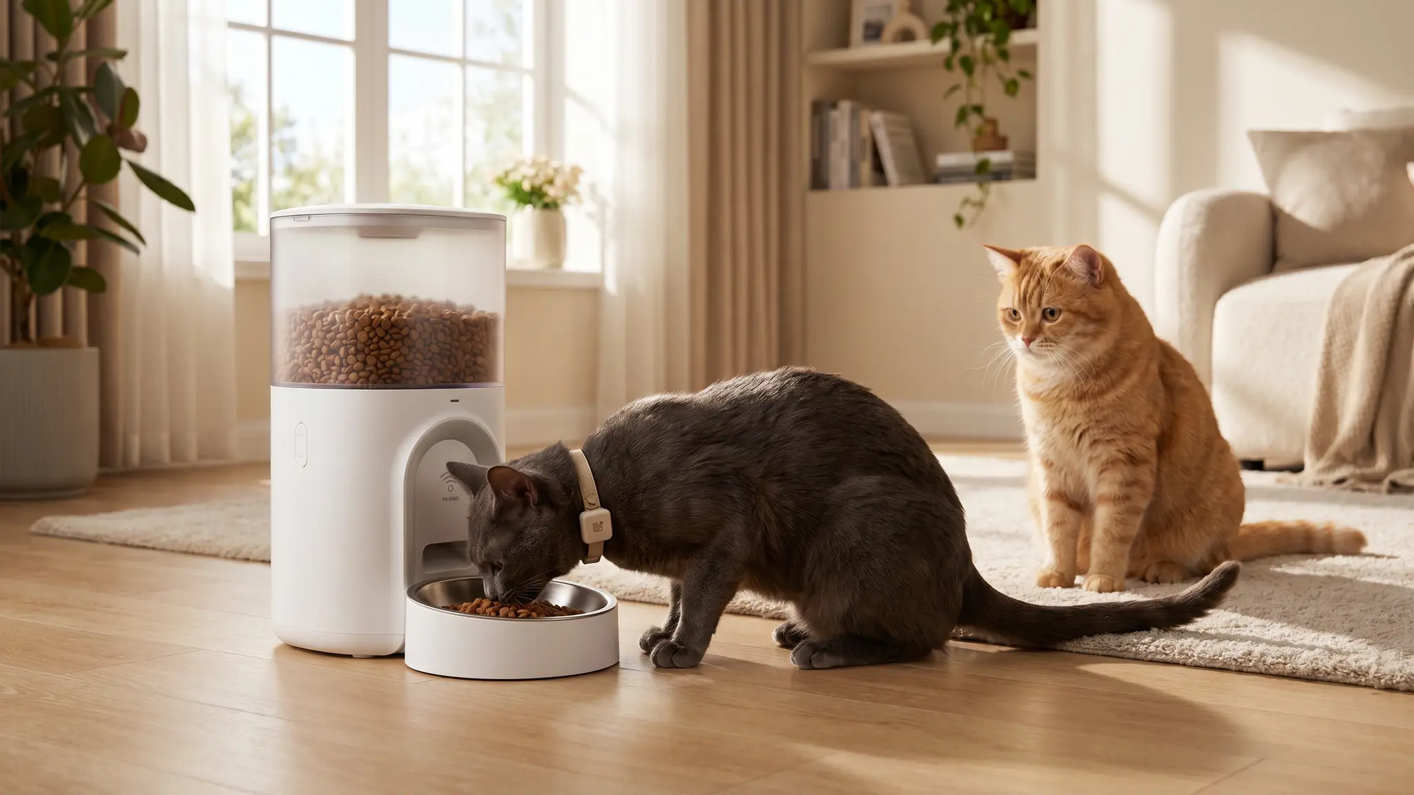 PETLIBRO RFID Cat Feeder in action
