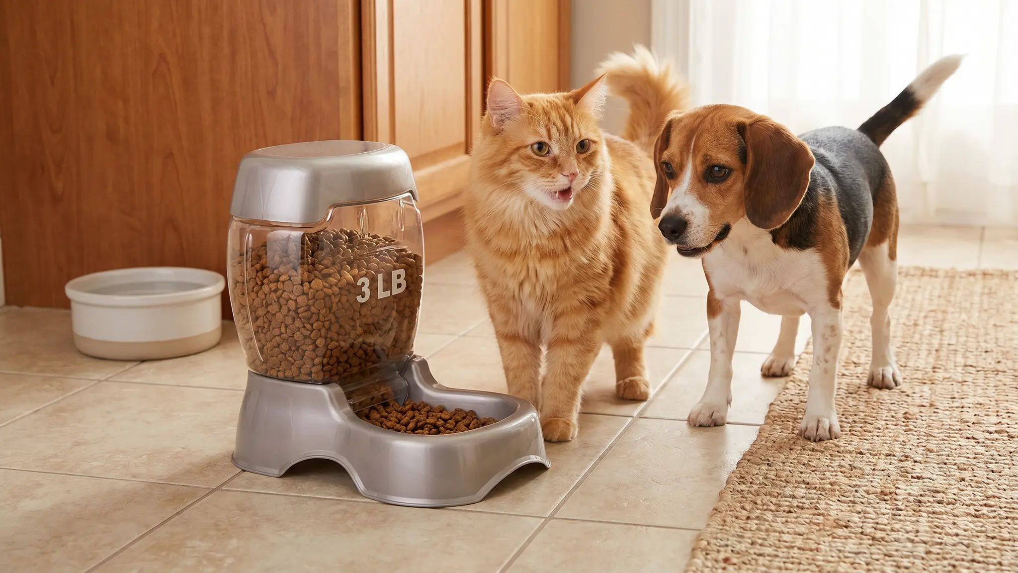 Petmate Pet Cafe Feeder Review 2026: Is It Worth It? 2 Petmate Pet Cafe Feeder in action