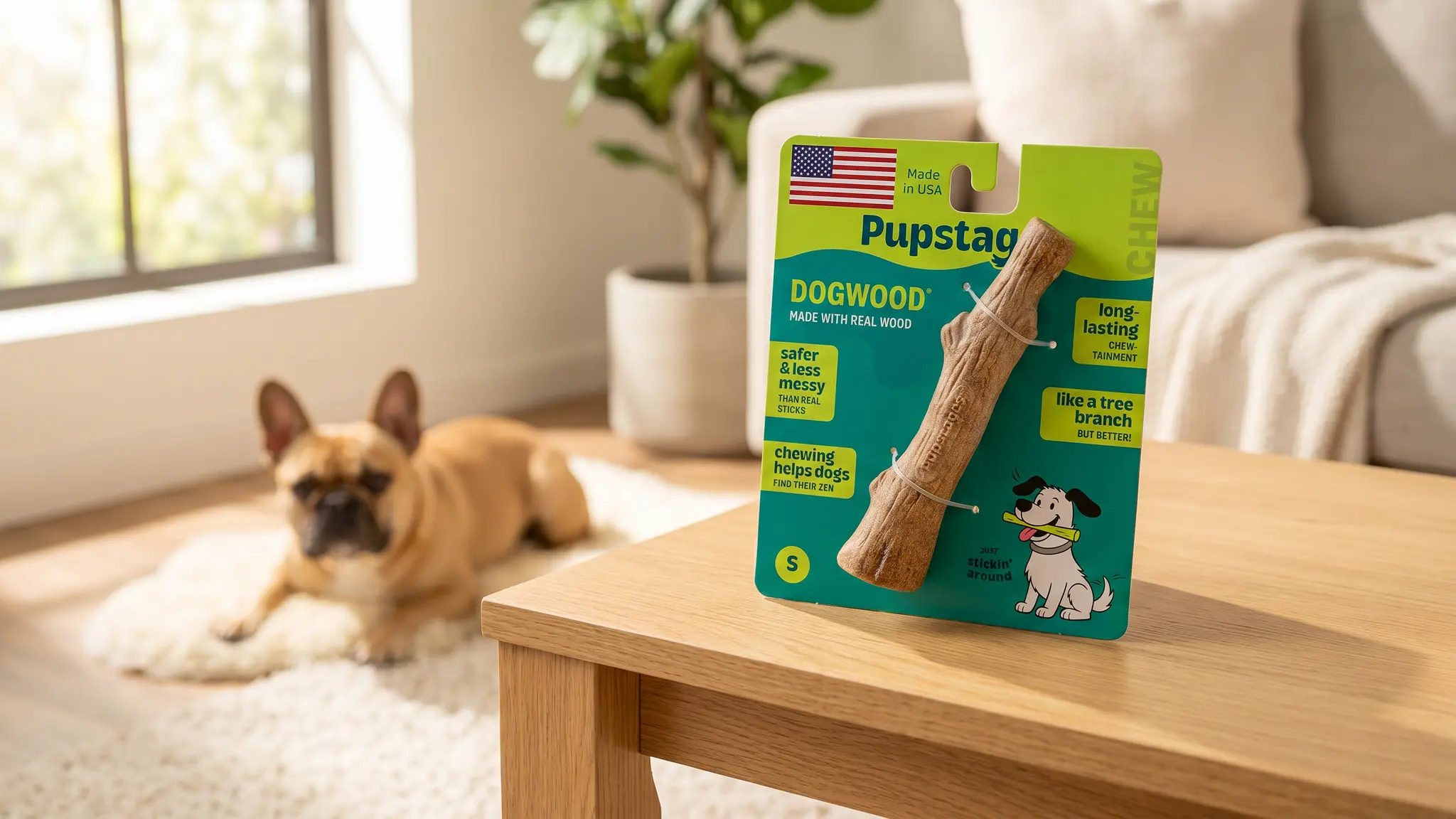 Pupstages Dogwood Chew Toy product view