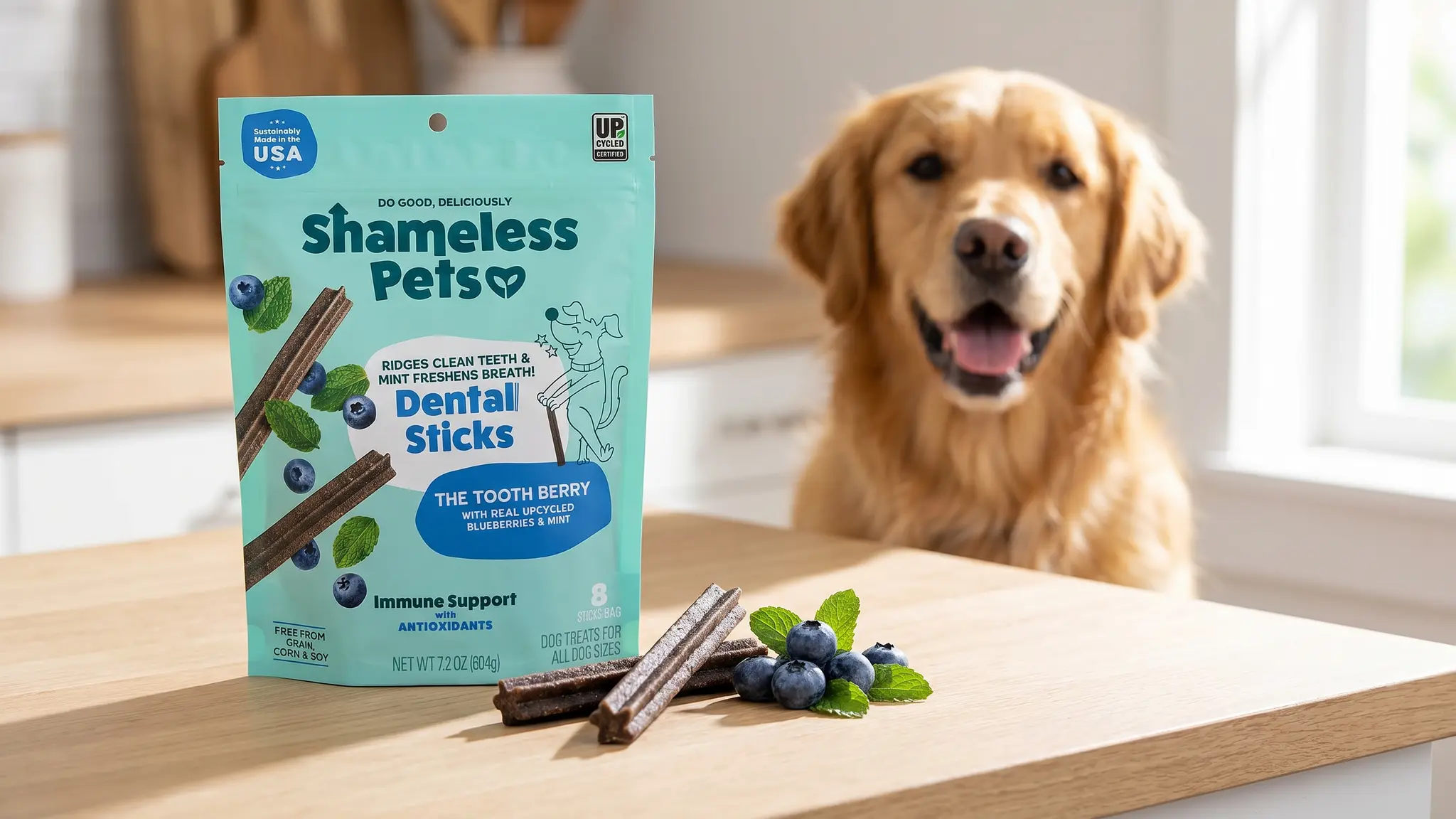 Shameless Pets Dental Chews Review 2026: Worth It? 1 Shameless Pets Dental Chews product view