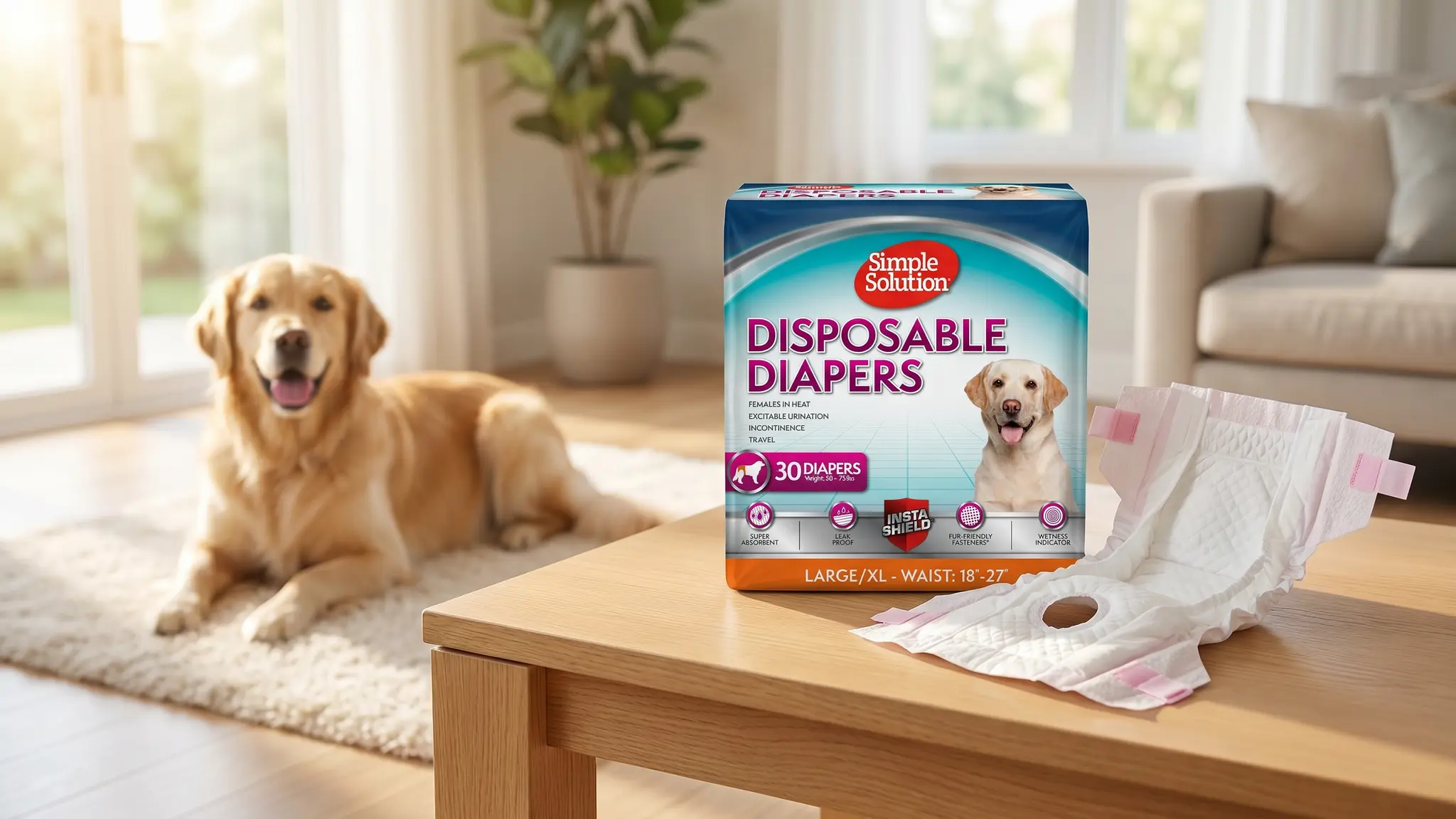 Simple Solution Dog Diapers product view
